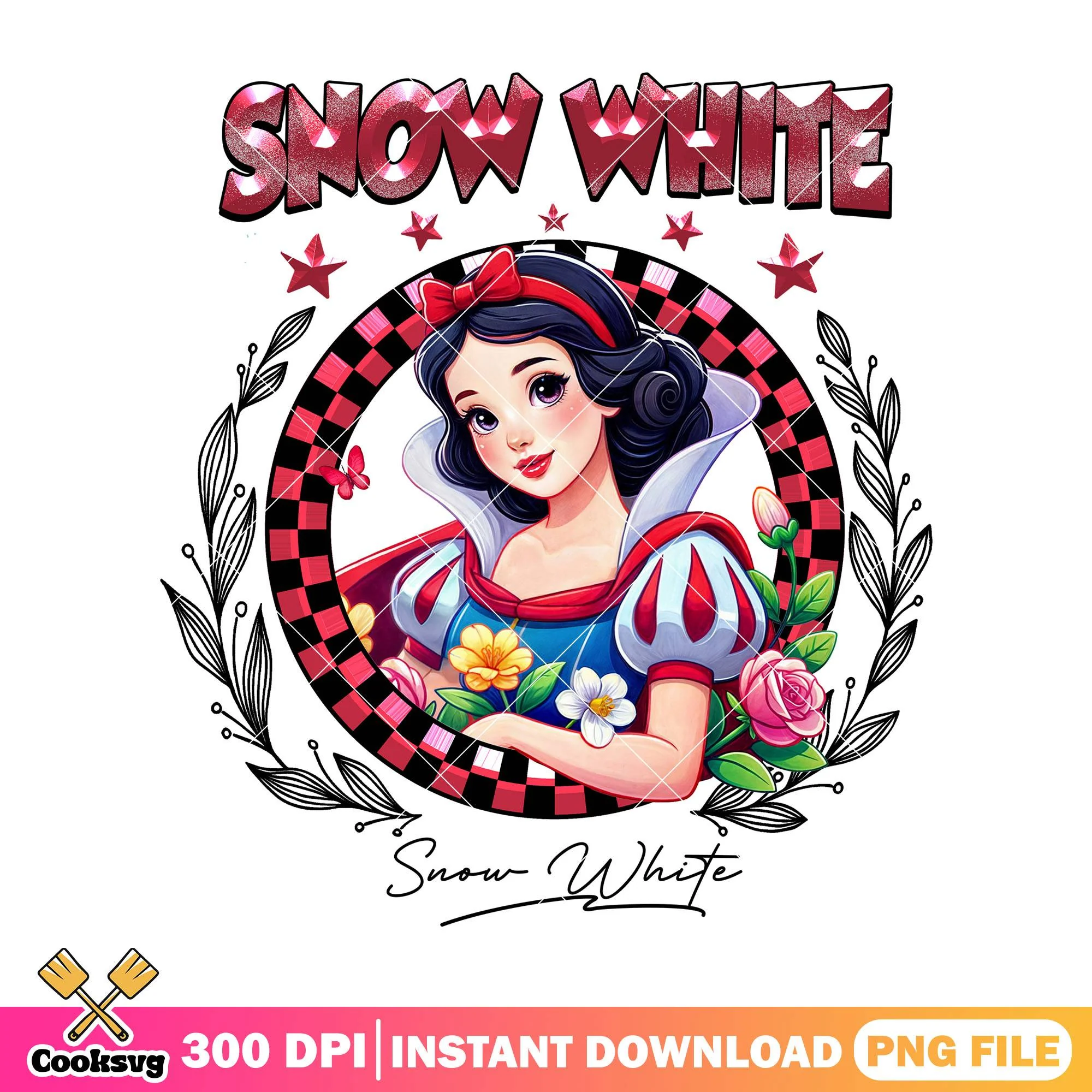 Snow white signature png, disney princess png, snow white png