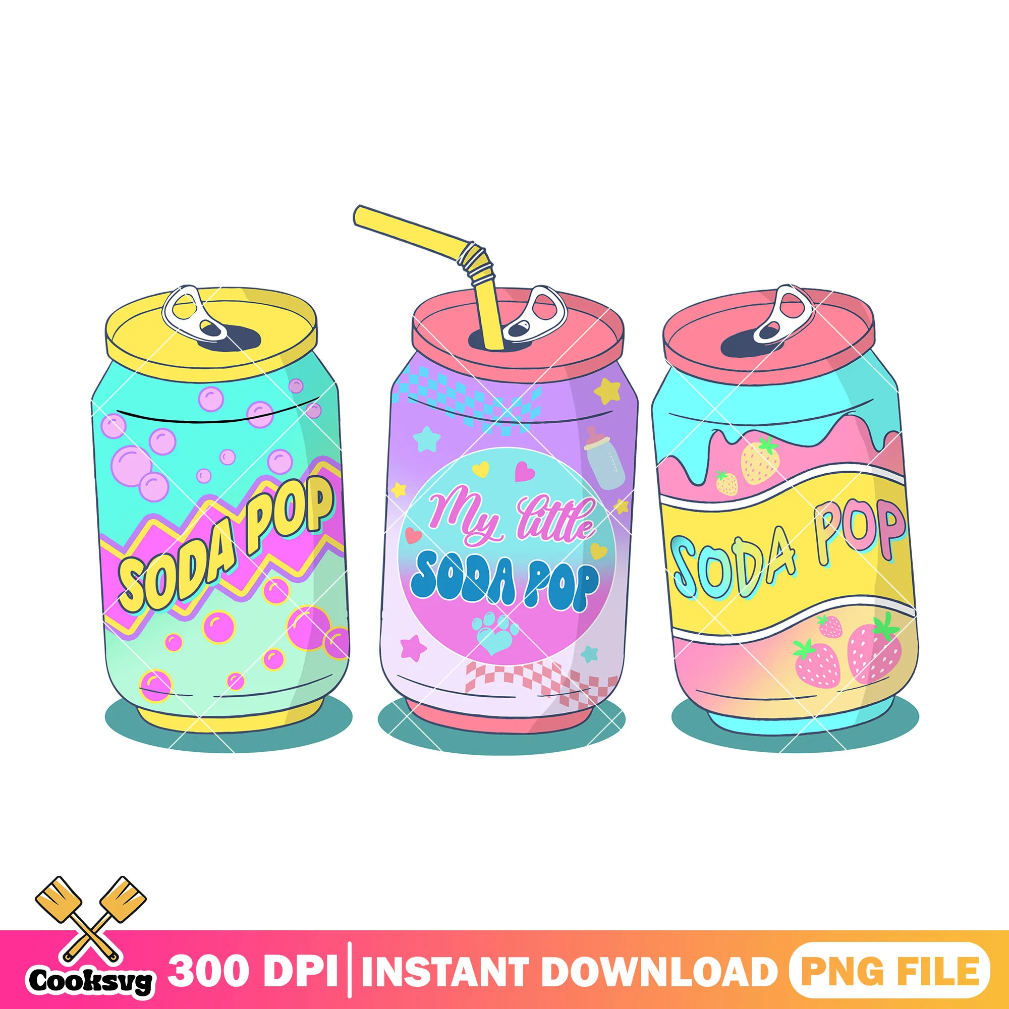 Soda pop collection png, soda pop png, saja boys band png