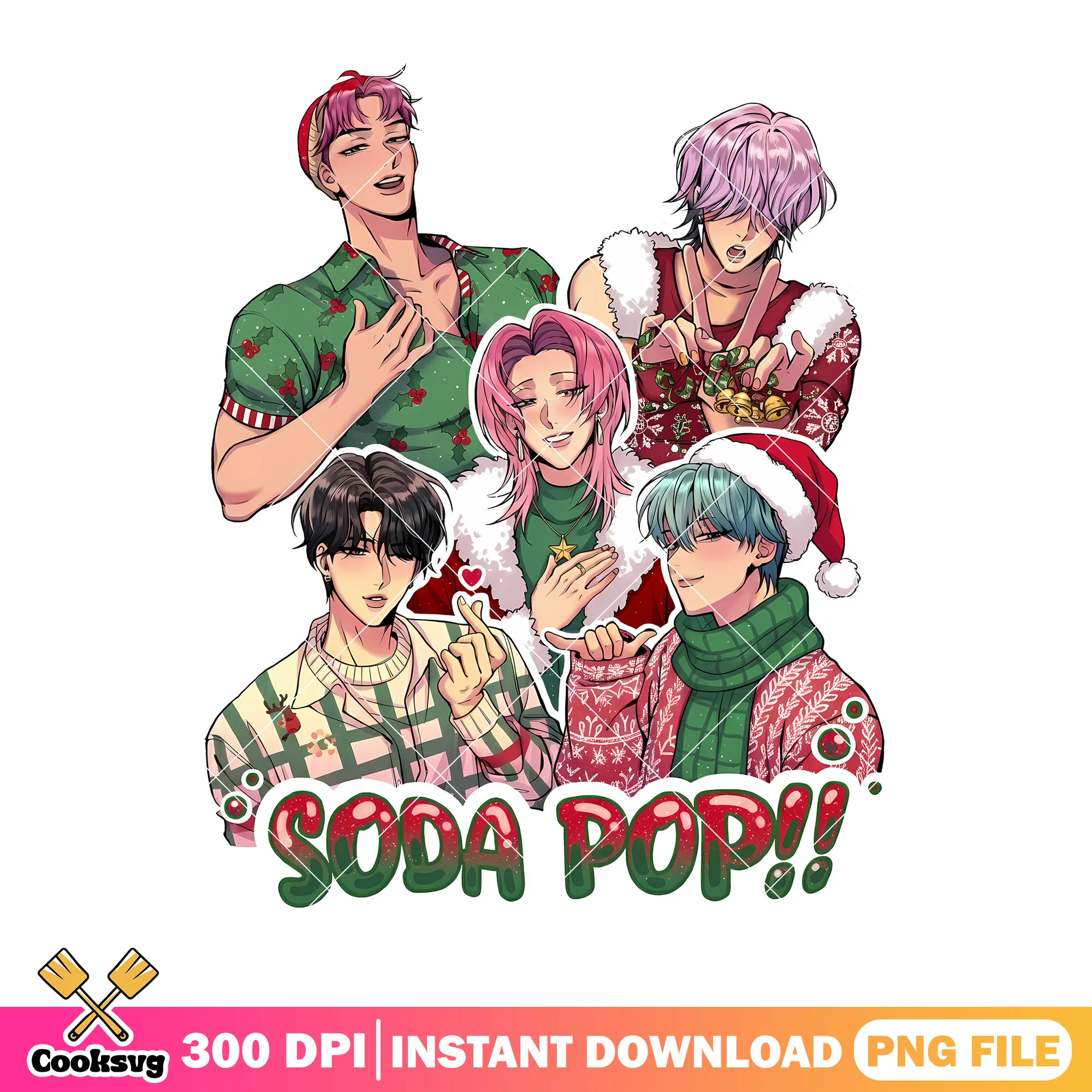 Soda pop png, kpop demon hunters png, abby saja boy png