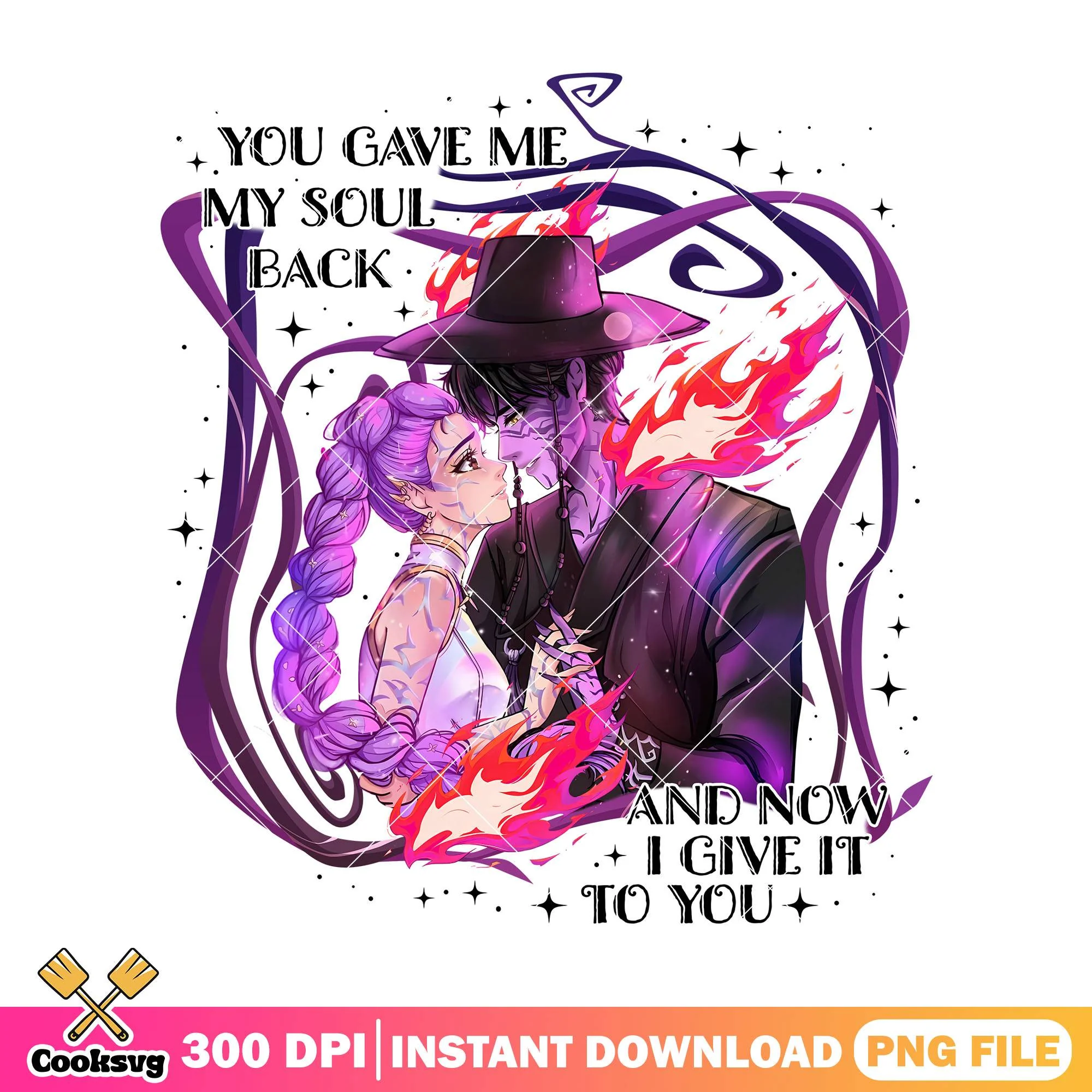 Soul love kpop png, rumi jinu png, kpop netflix png