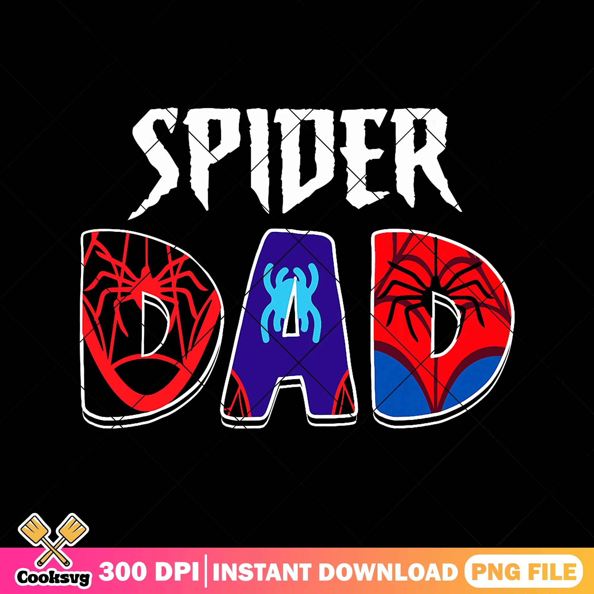 Spider dad png, matching family pjs png, fathers day png, birthday boy png