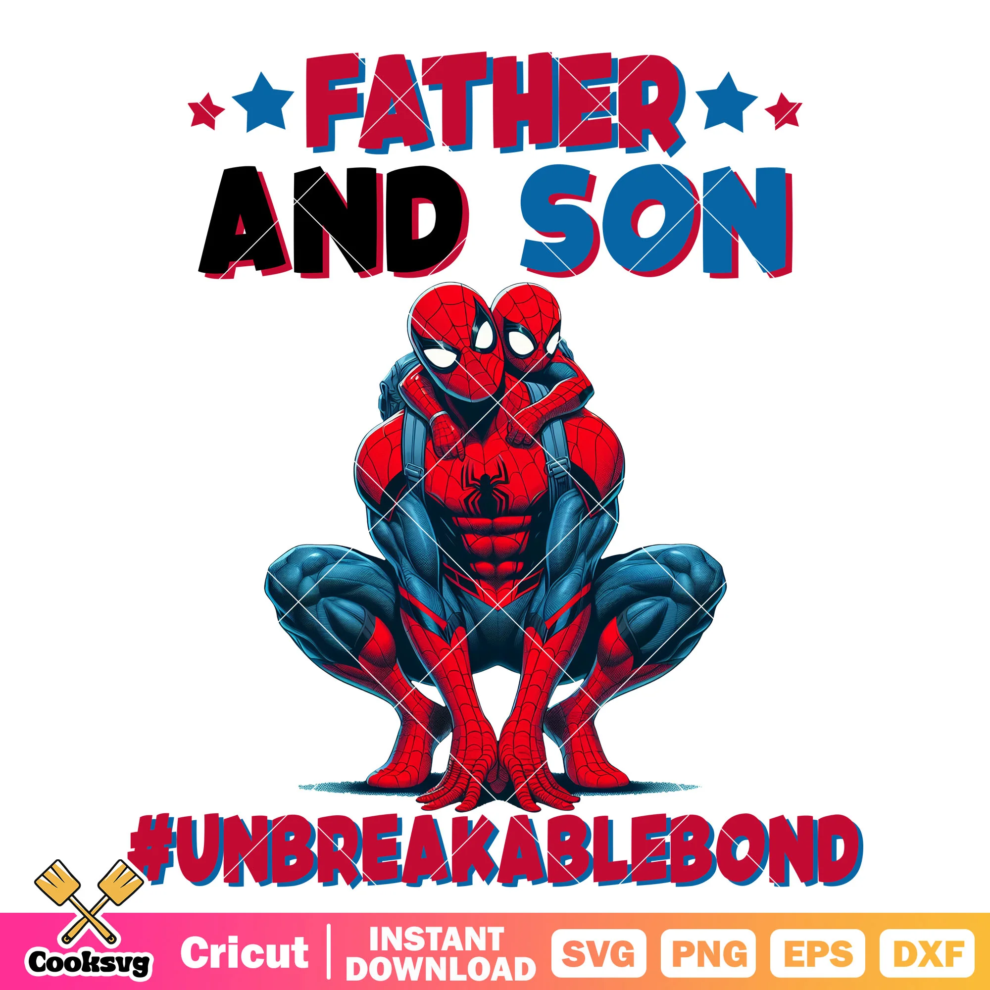 Spiderman marvel father and son svg, father and son svg