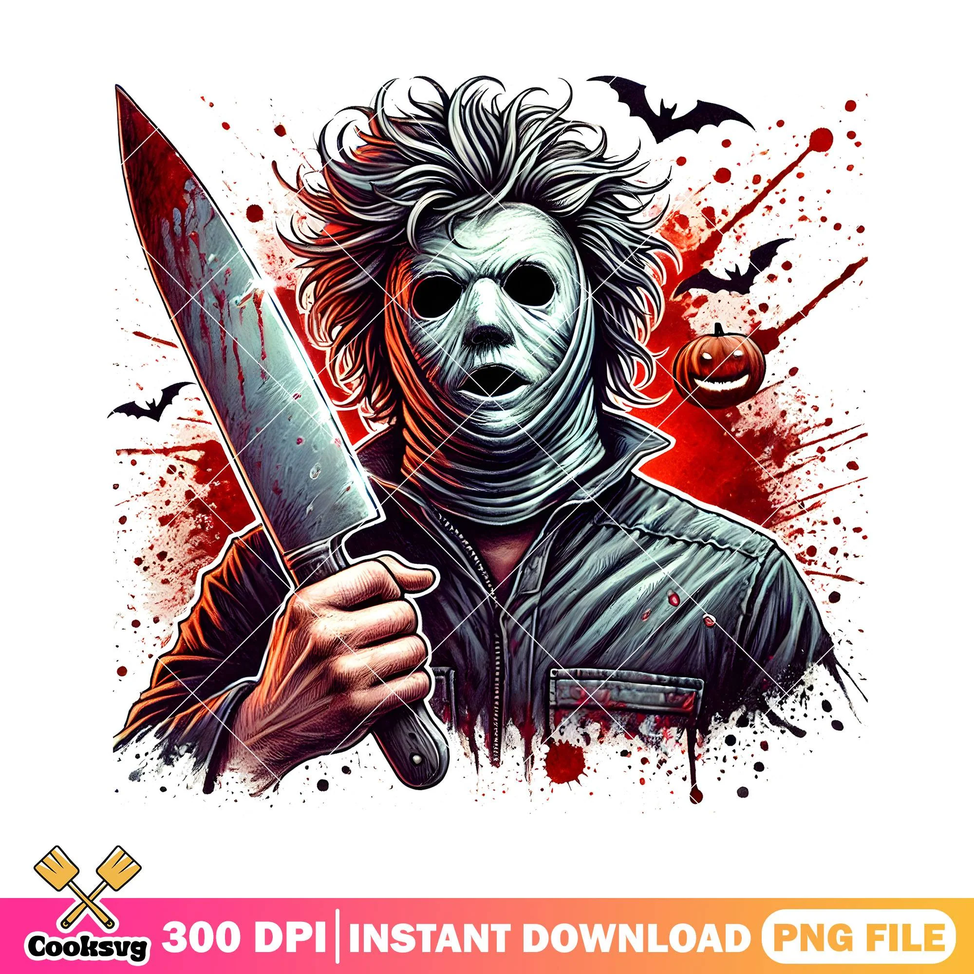 Spooky blood splatters png, halloween decor png, horror movie png