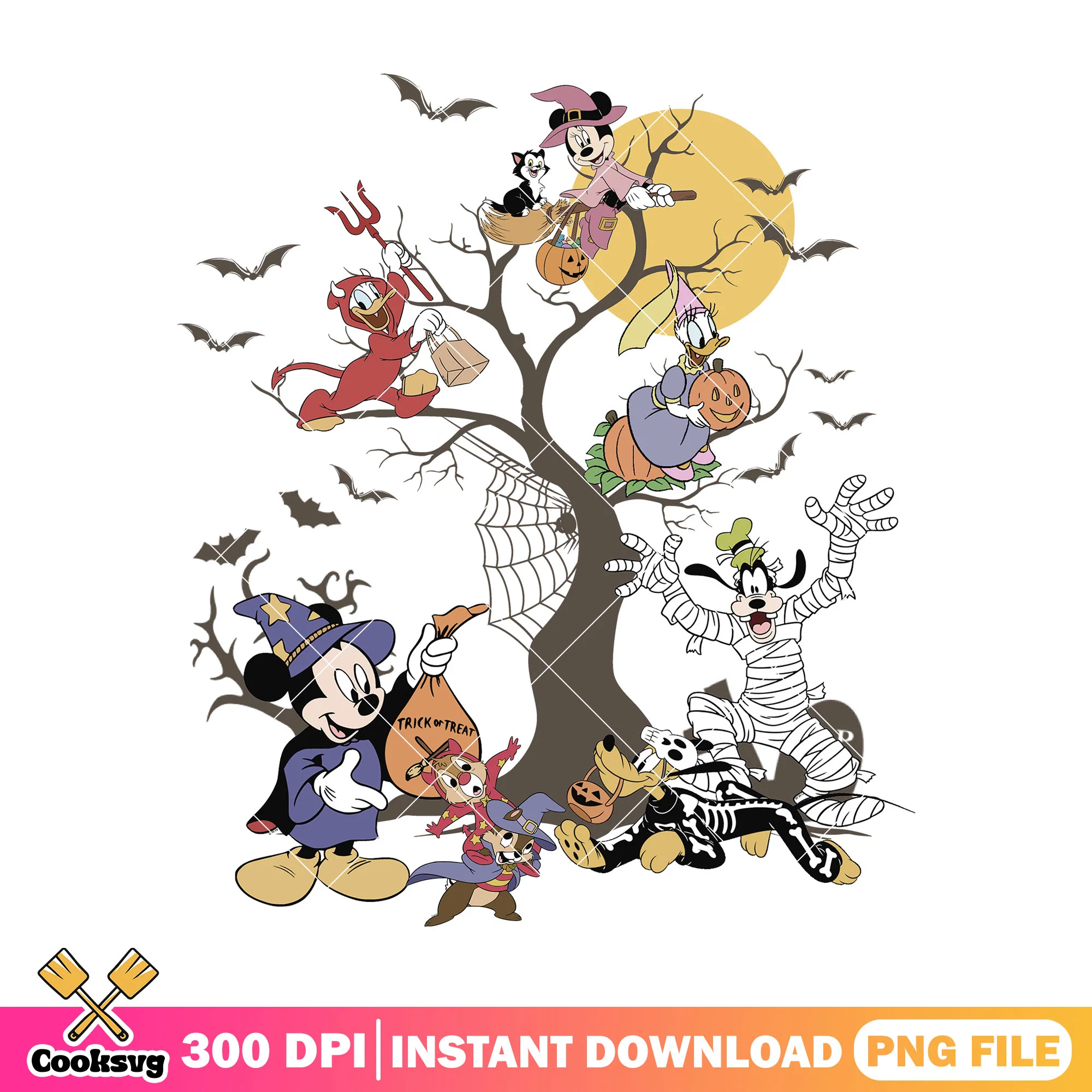 Spooky cosplay disney png, walt disney png, halloween costume png