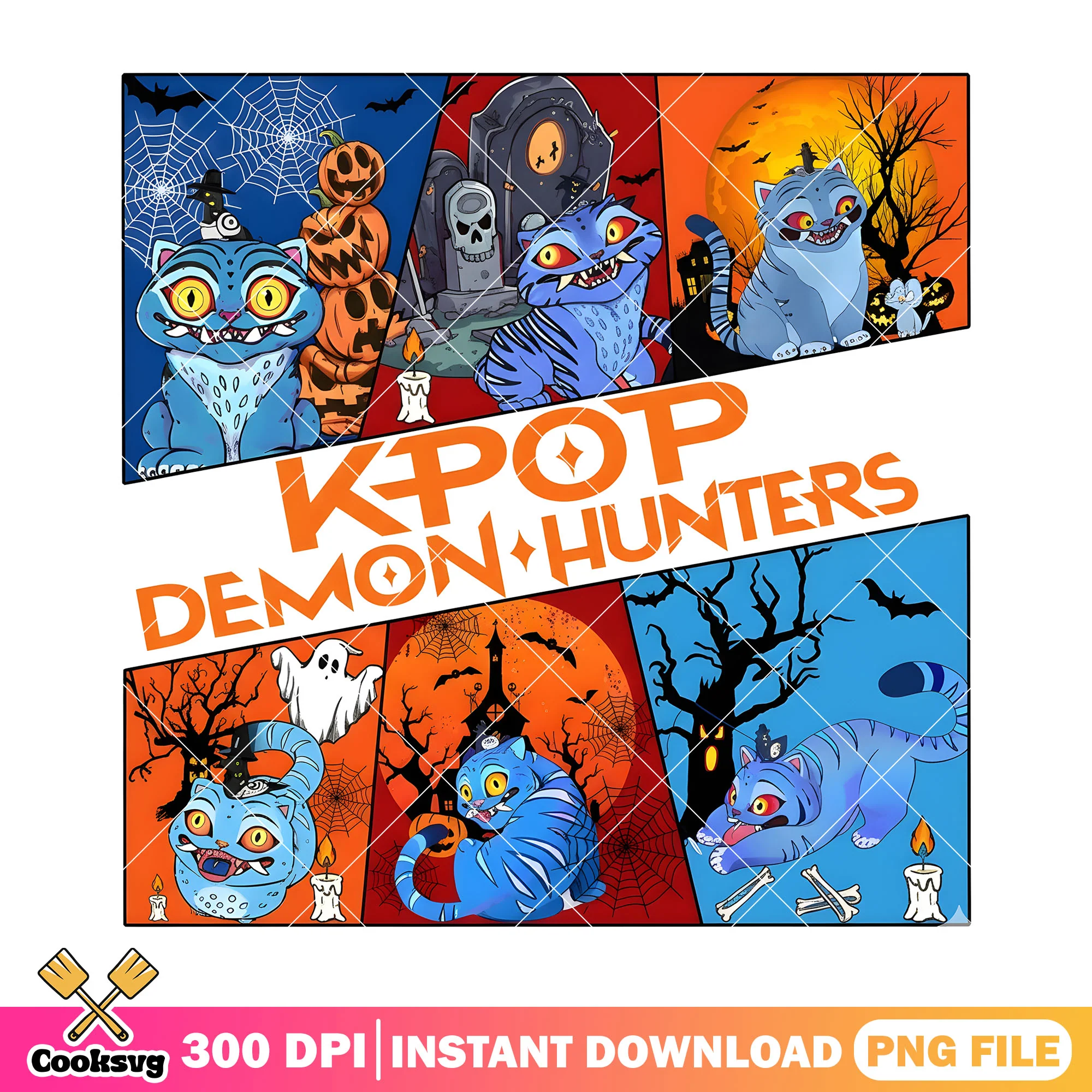 Spooky derpy tiger png, derpy kpop png, kpop demon hunters png