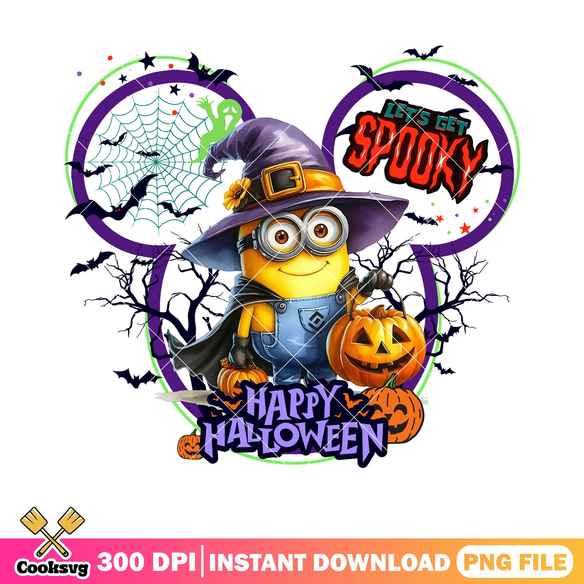 Spooky forest png, jack o lantern png, starry night png