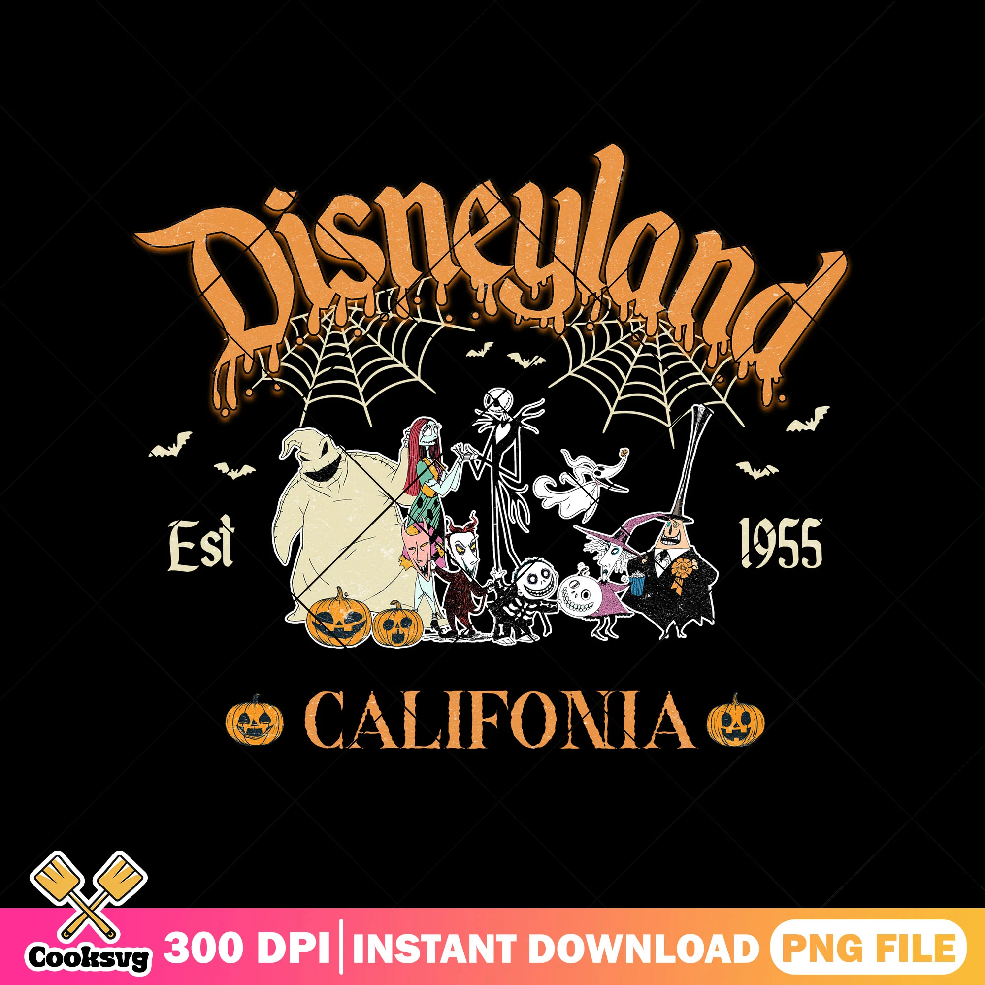 Spooky haunted design png, disney halloween png, disney cartoon png