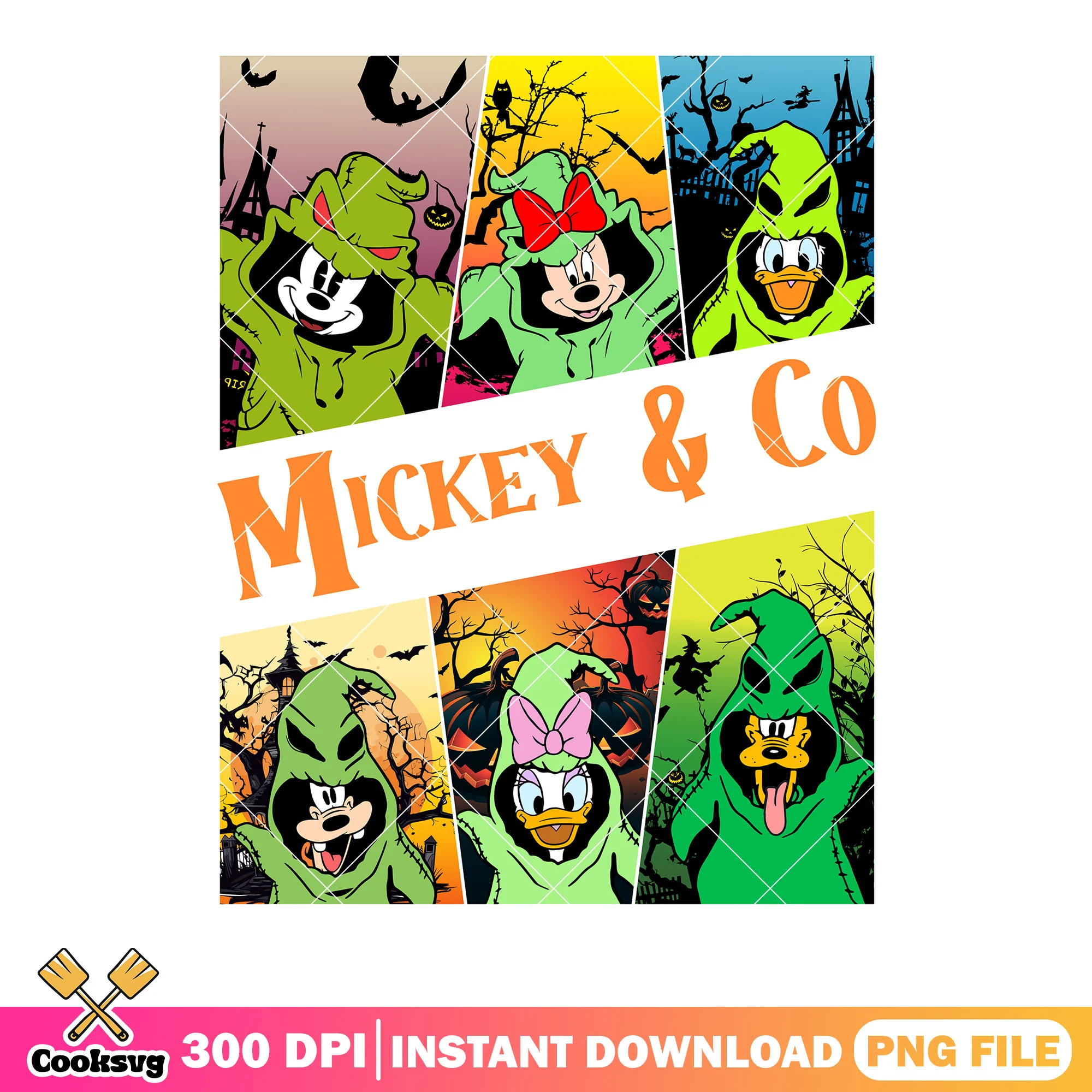 Sppoky forest png, oogie boogie costume png, halloween scary night png