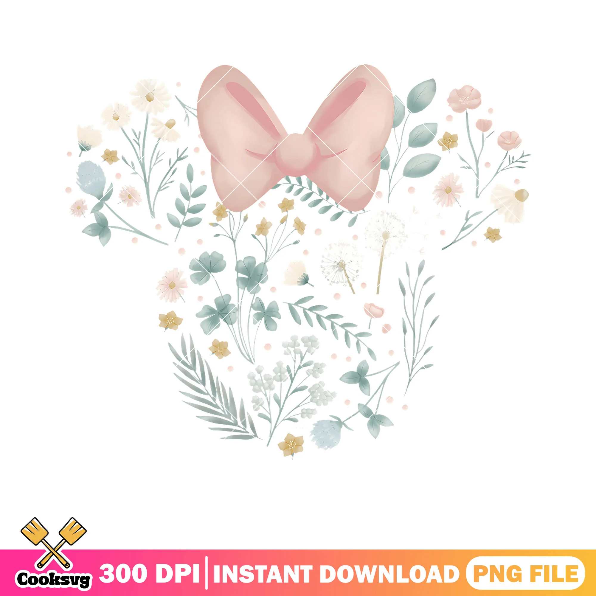 Spring minnie mouse vibes png, mickey movie png, disney characters png