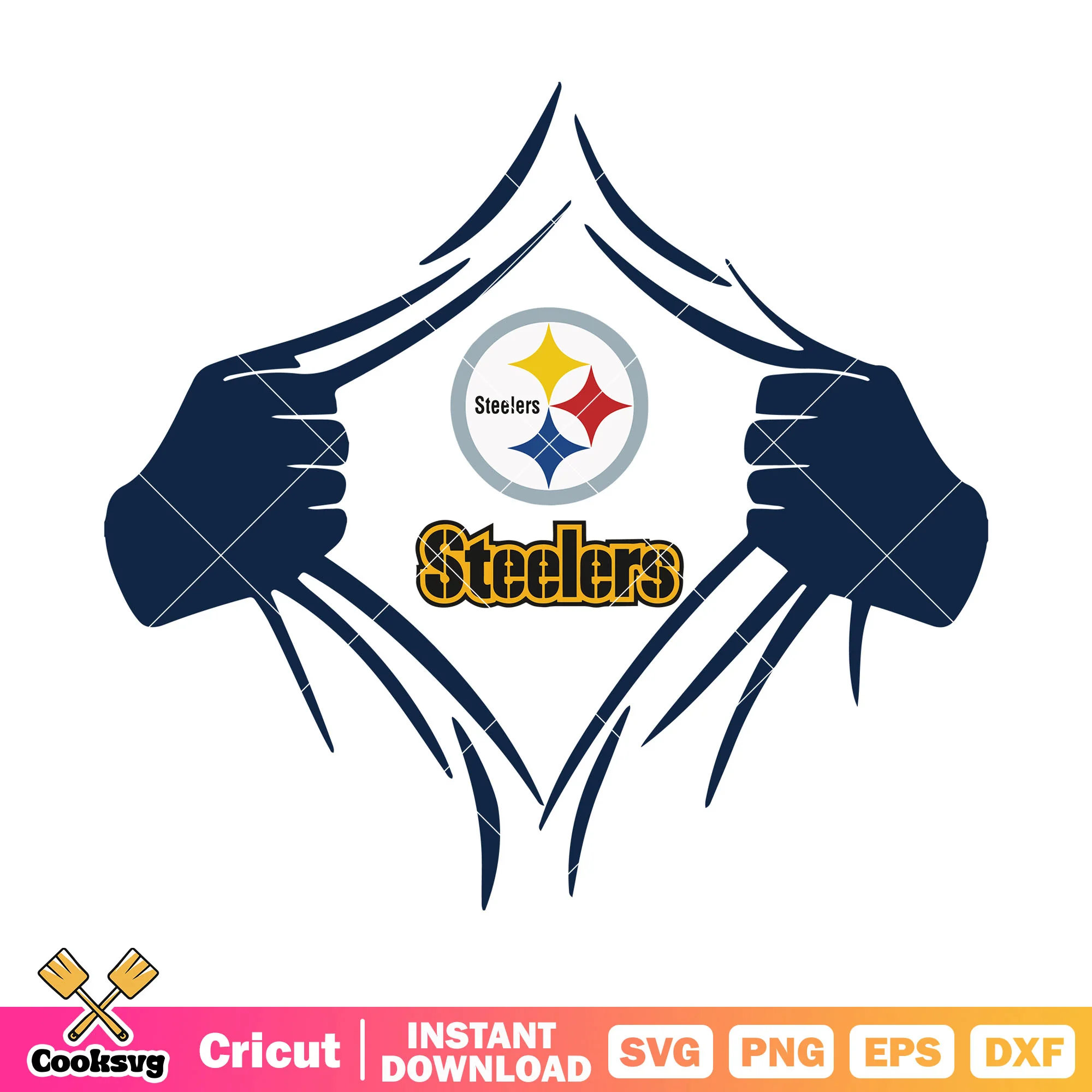 Steelers costume superman svg, pittsburgh steelers svg, super bowl svg