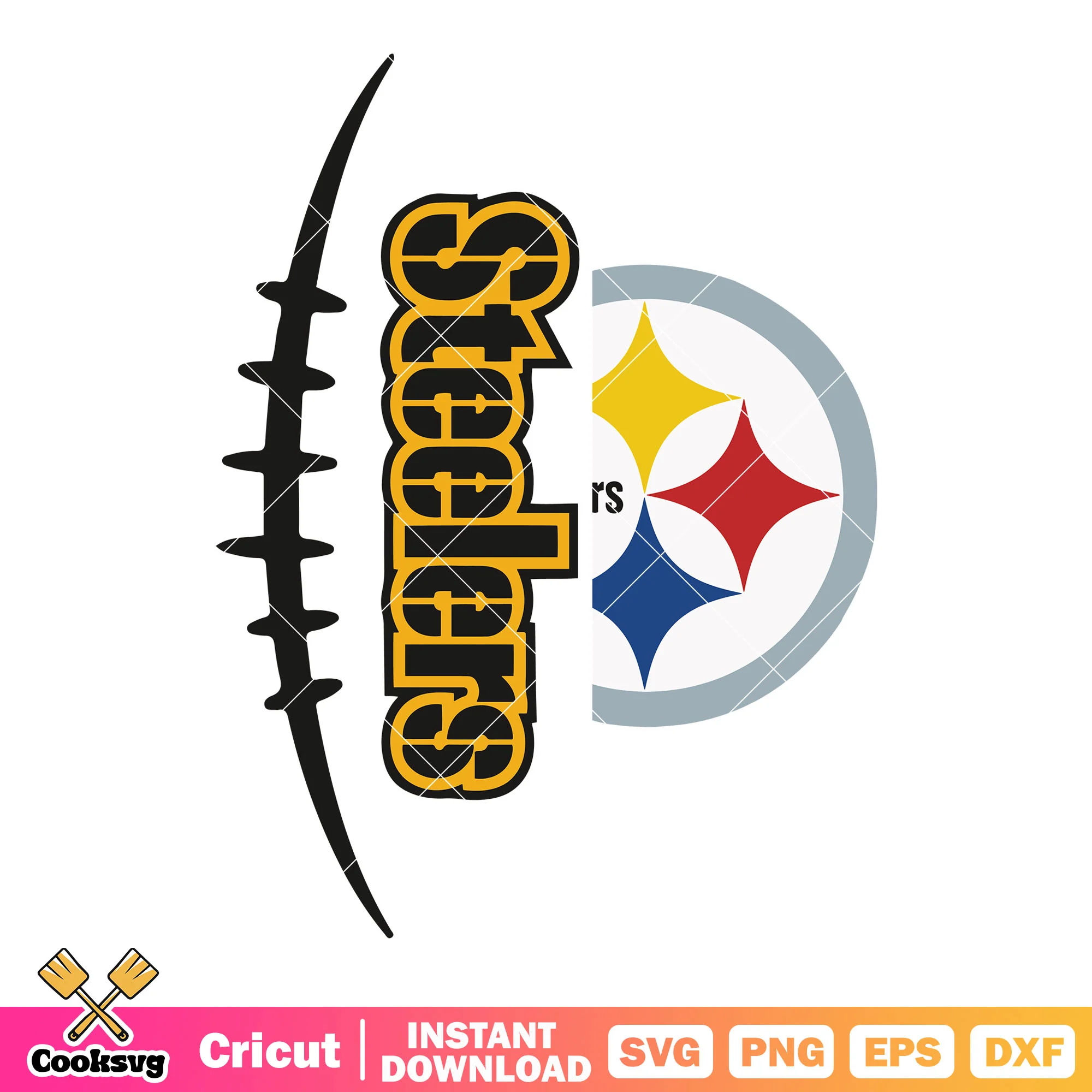 Steelmark nfl logo svg, north afc svg, steelers pittsburgh svg
