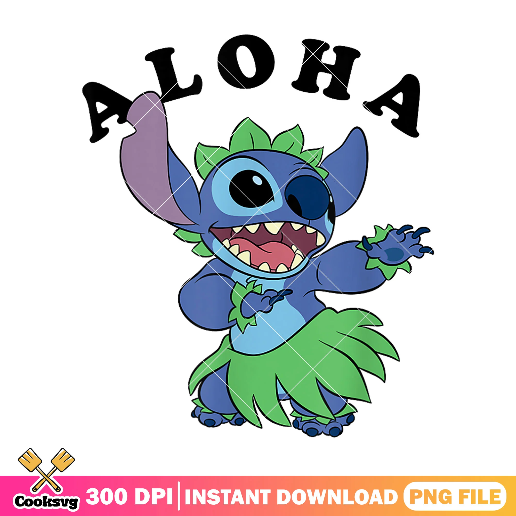 Stitch Aloha Hula Dancing png, stitch aloha png, stitch dancing png