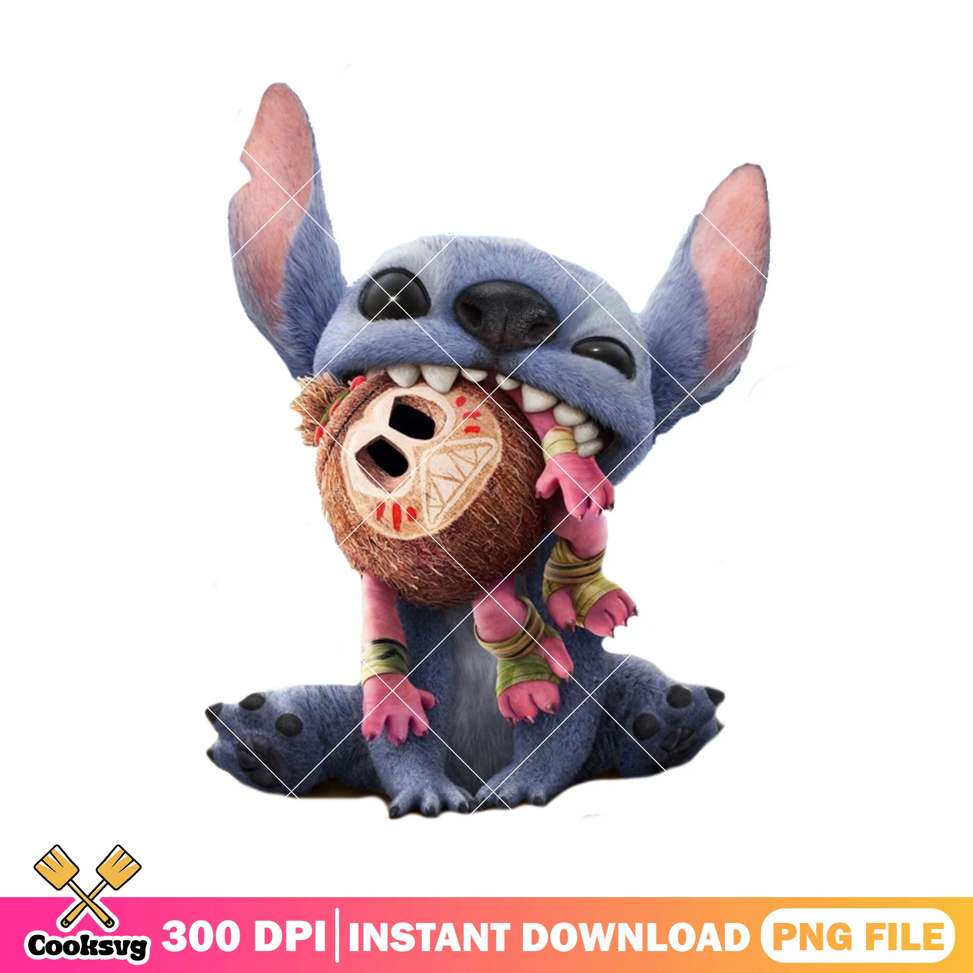 Stitch disney and coconut movie png, movie stitch png, stitch movie 2025 png