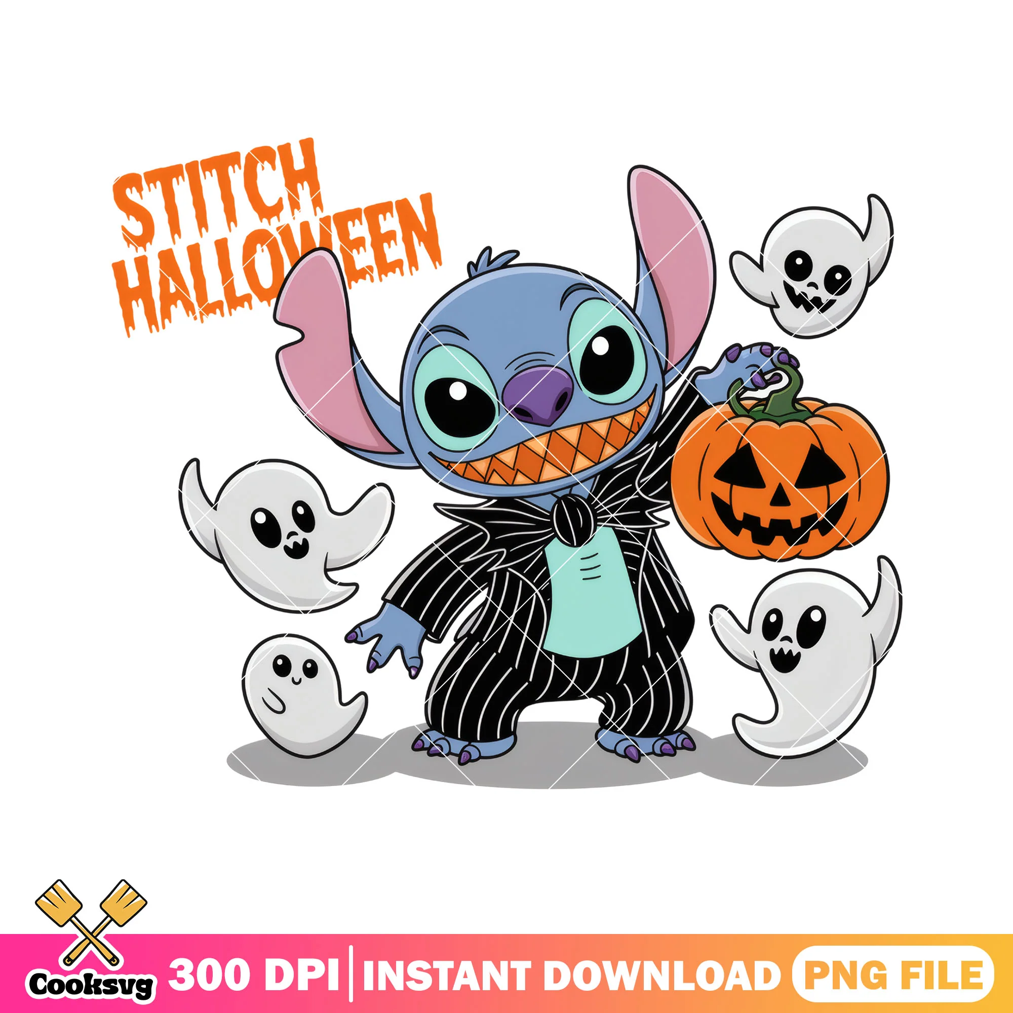 Stitch halloween ghost png, halloween images png, disney stitch png