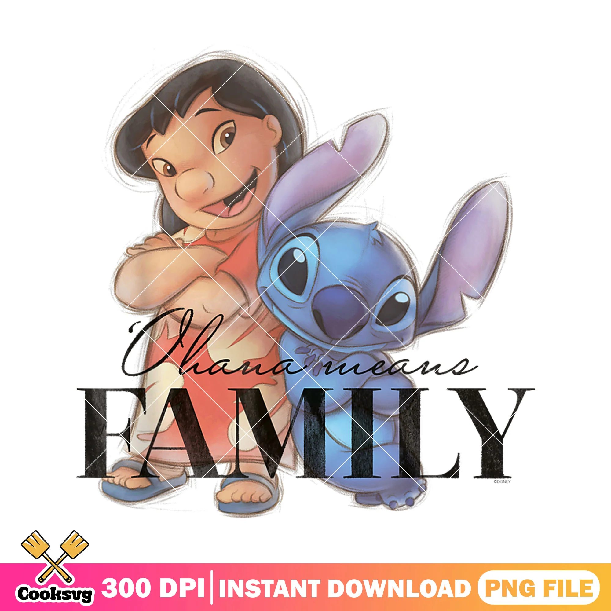 Stitch lilo ohana family png, ohana means family png, stitch and lilo png