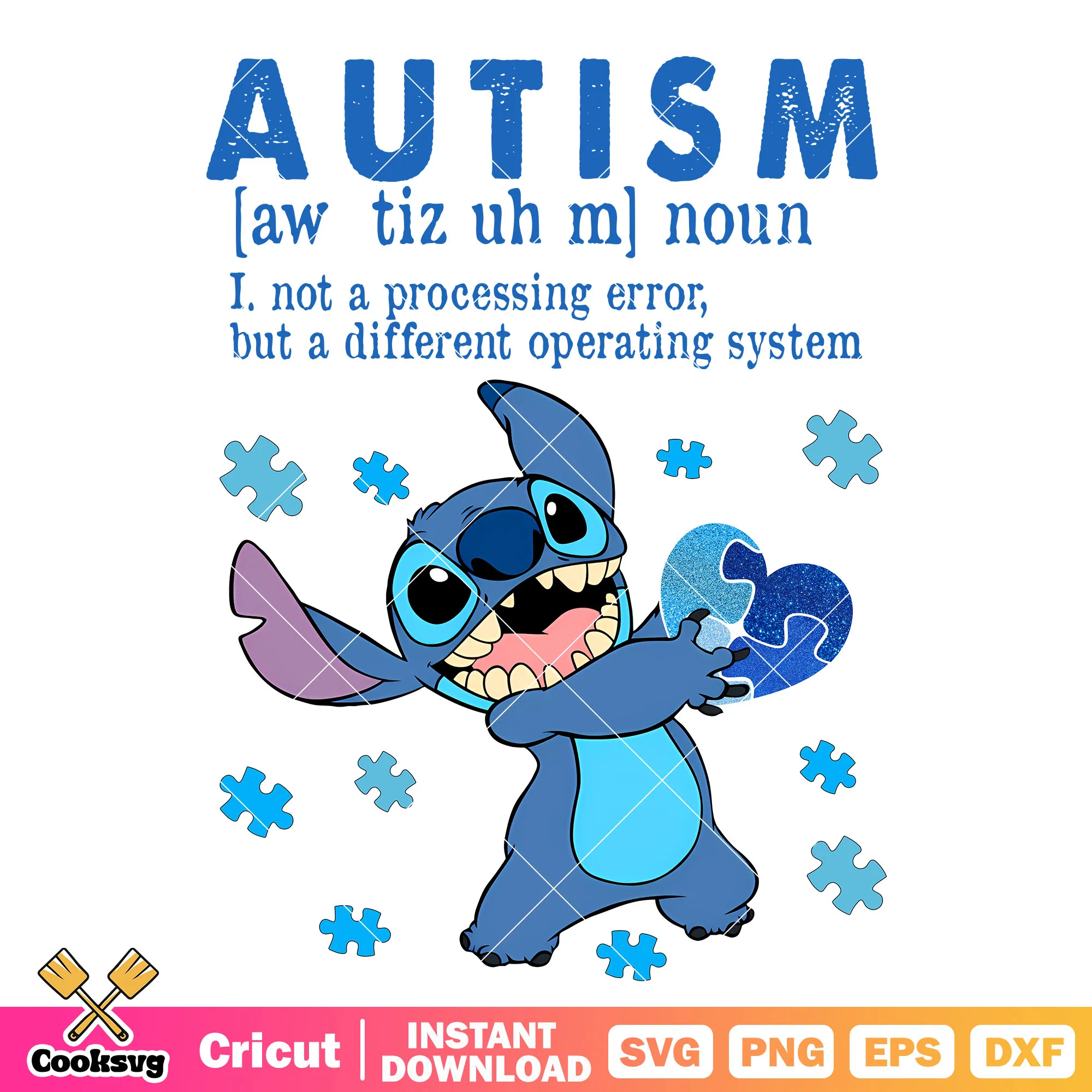 Stitch love disney autism meaning png, autism meaning png
