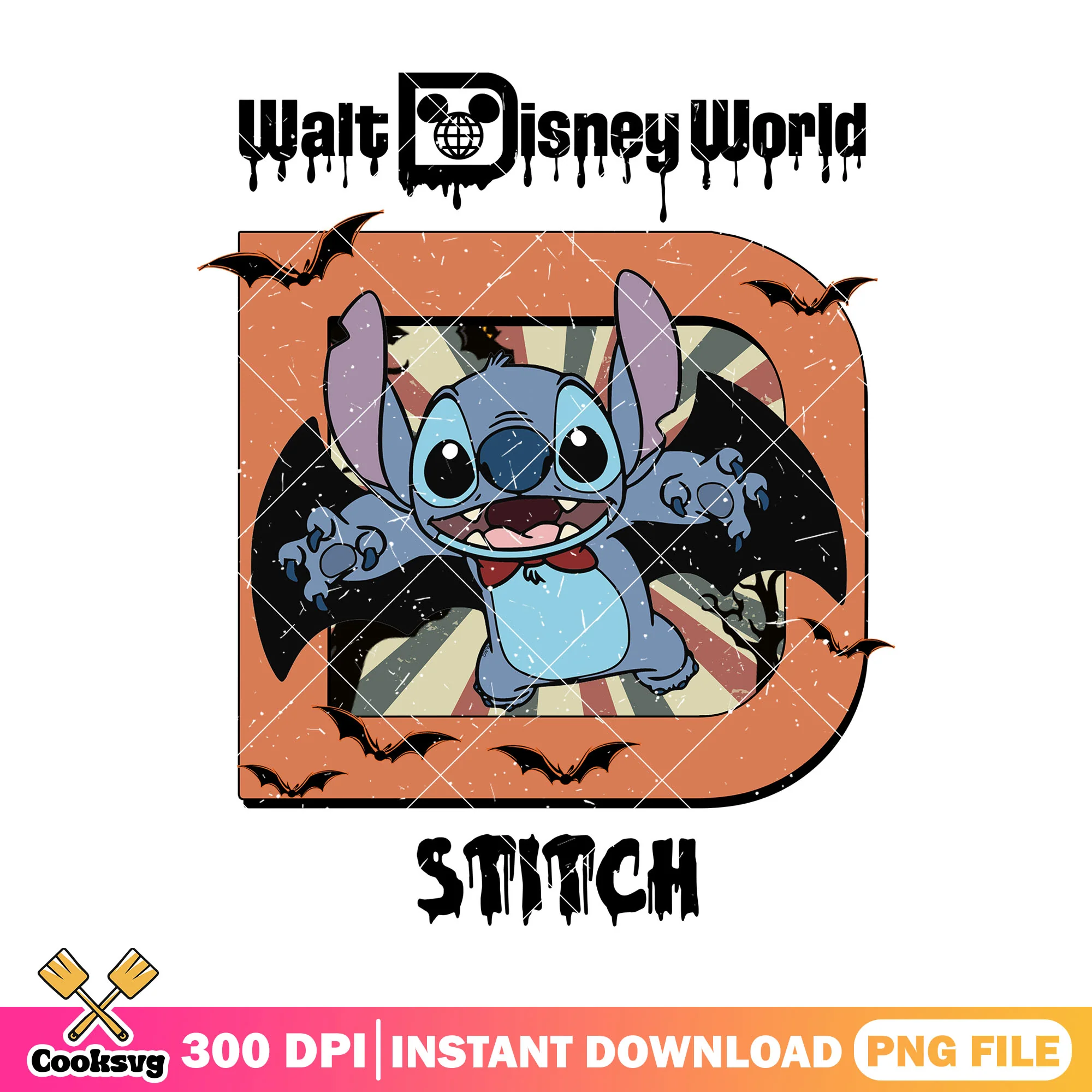Stitch vampire png, lilo and stitch png, halloween costume png