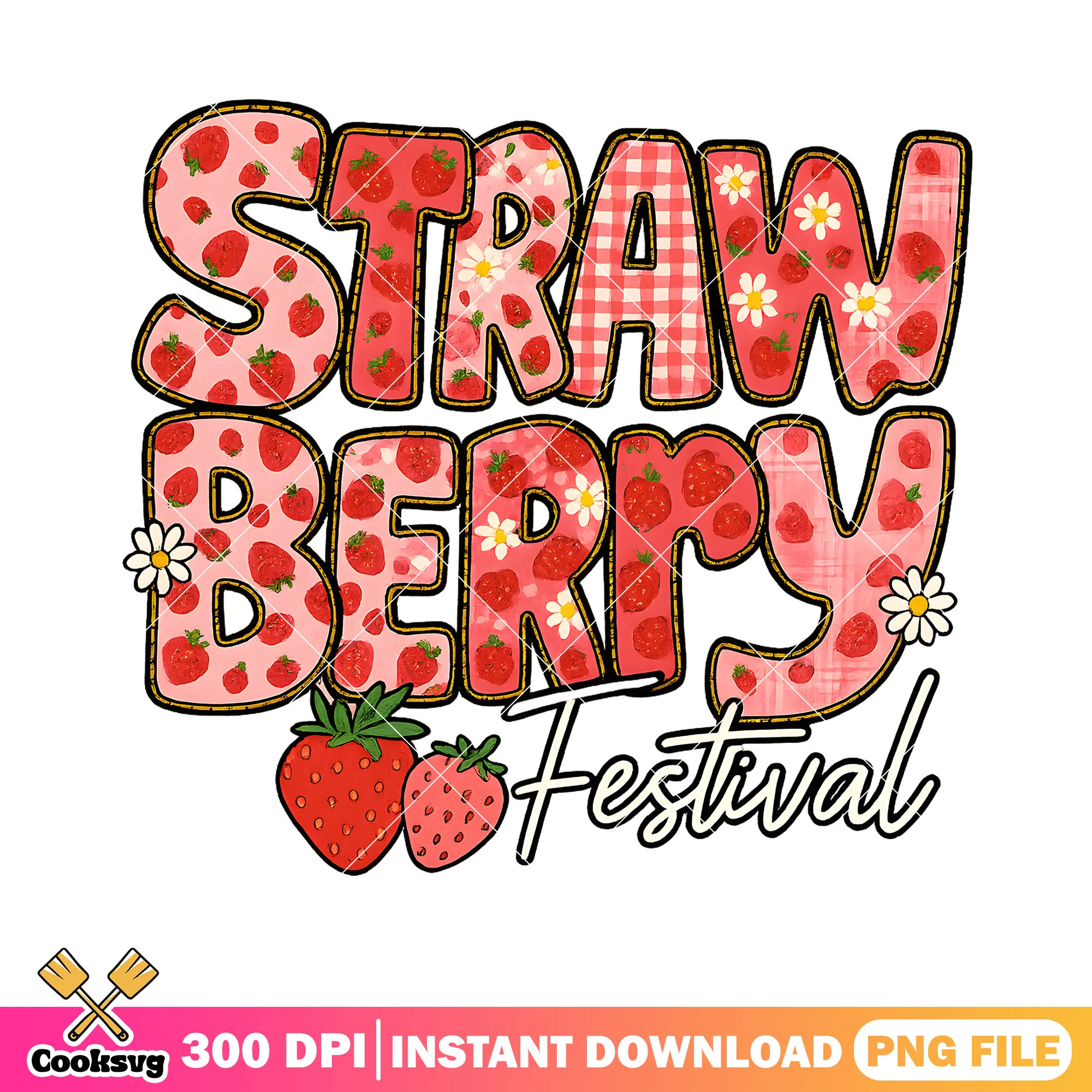 Strawberry festival png design, strawberry festival 2025 png