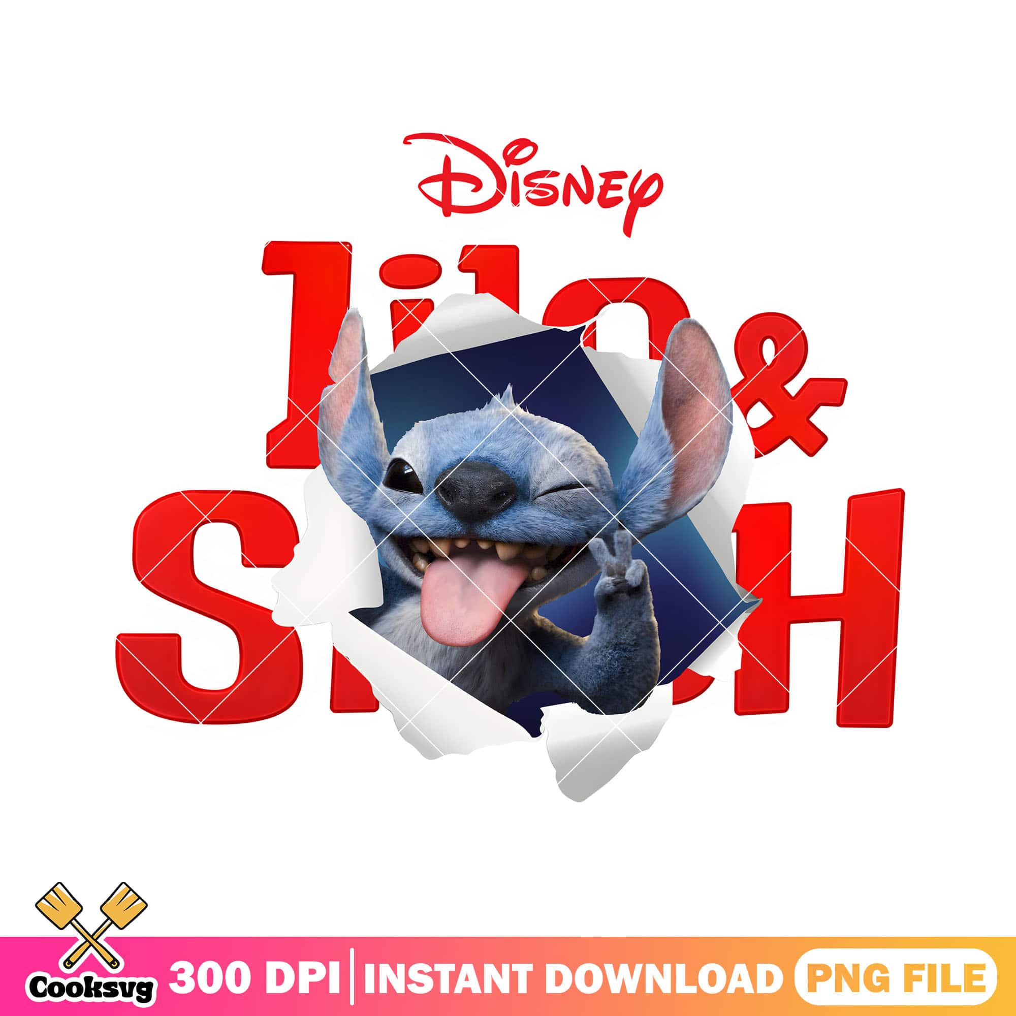 Super cute stitch in movie png, stitch cute png, new stitch movie png