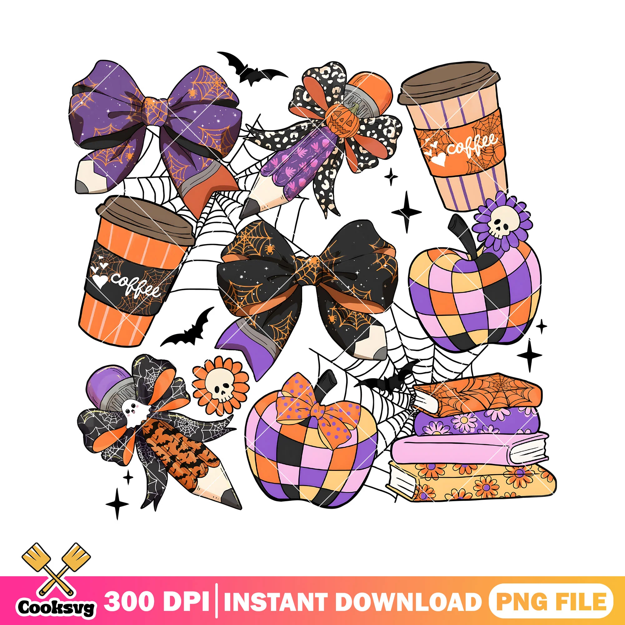 Supplies of study png, back to school day png, school item png