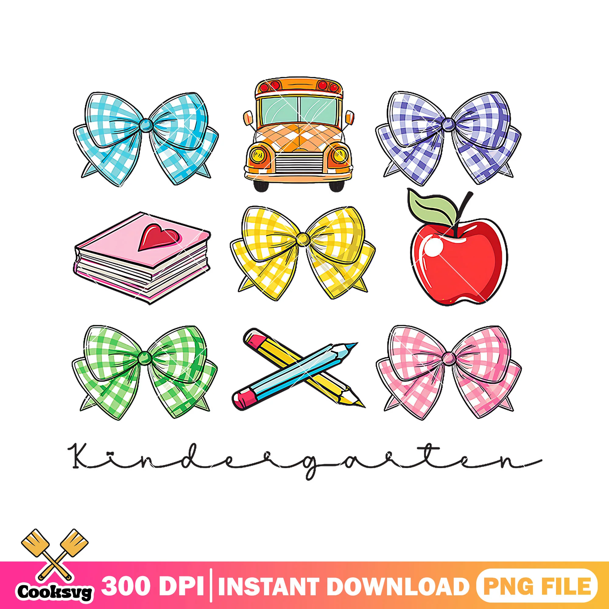 Supplies school design png, colors bows png, welcome back to school png