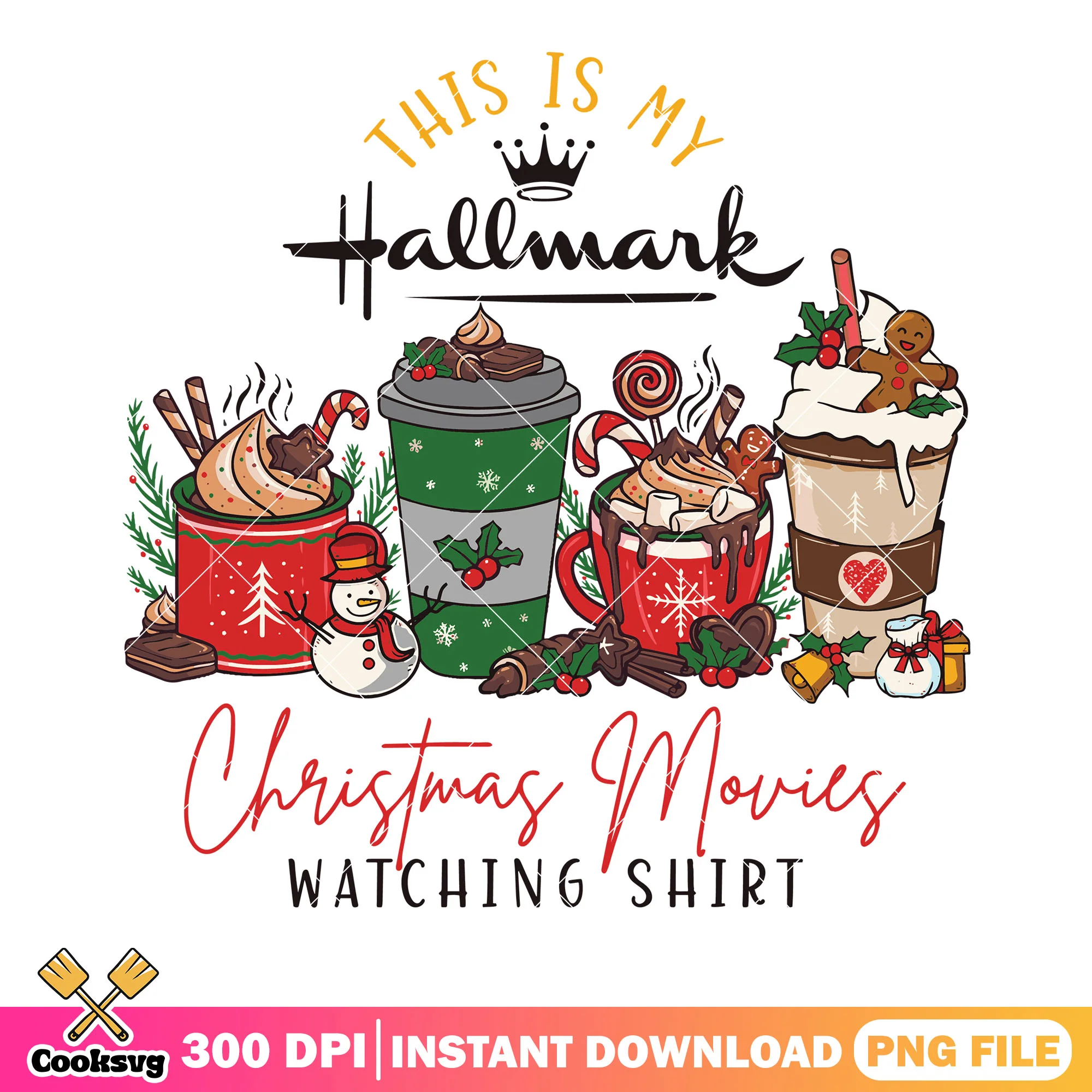 The best way to enjoy christmas png, hot cocoa png, christmas poster png