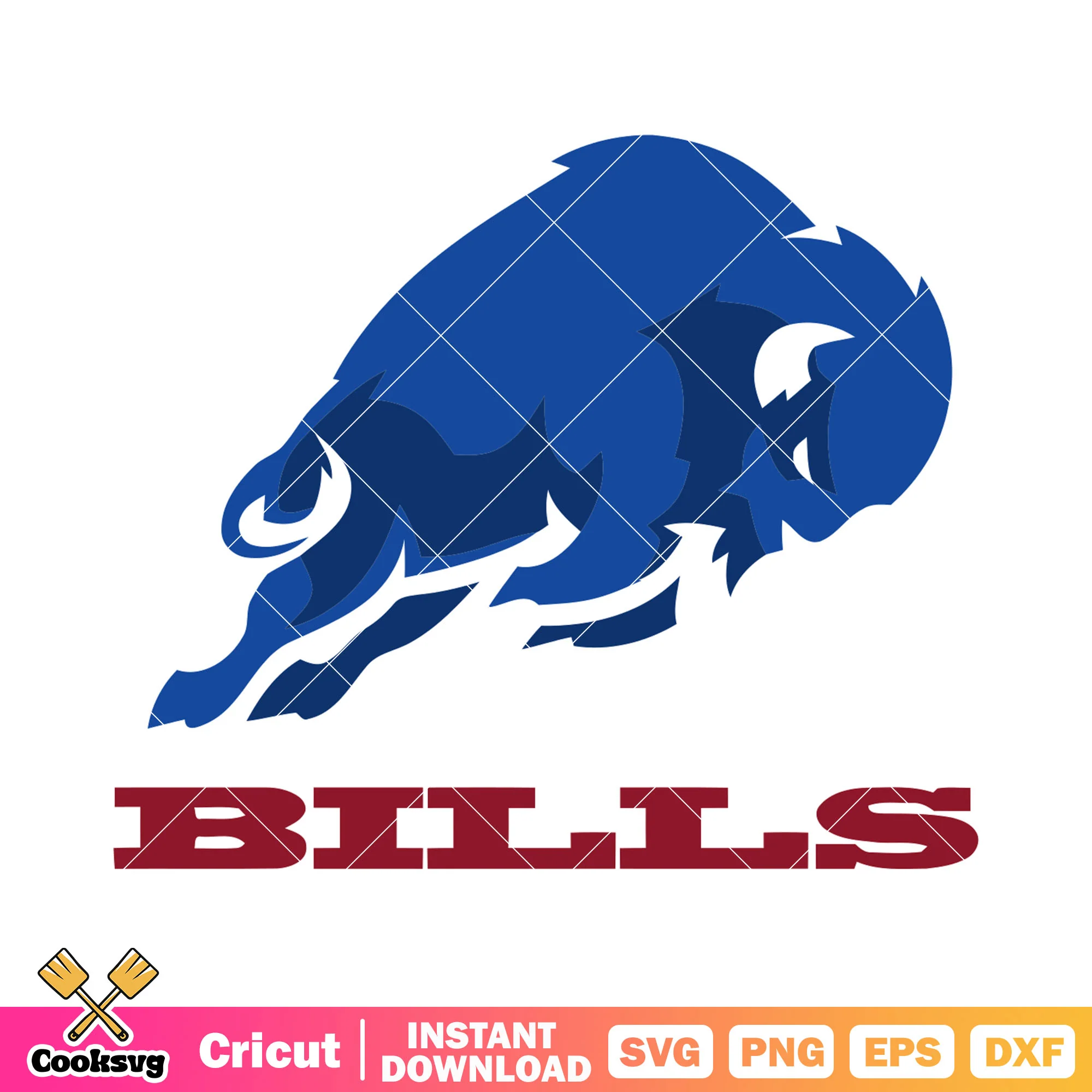 The blue buffalo svg, east afc svg, buffalo bills svg