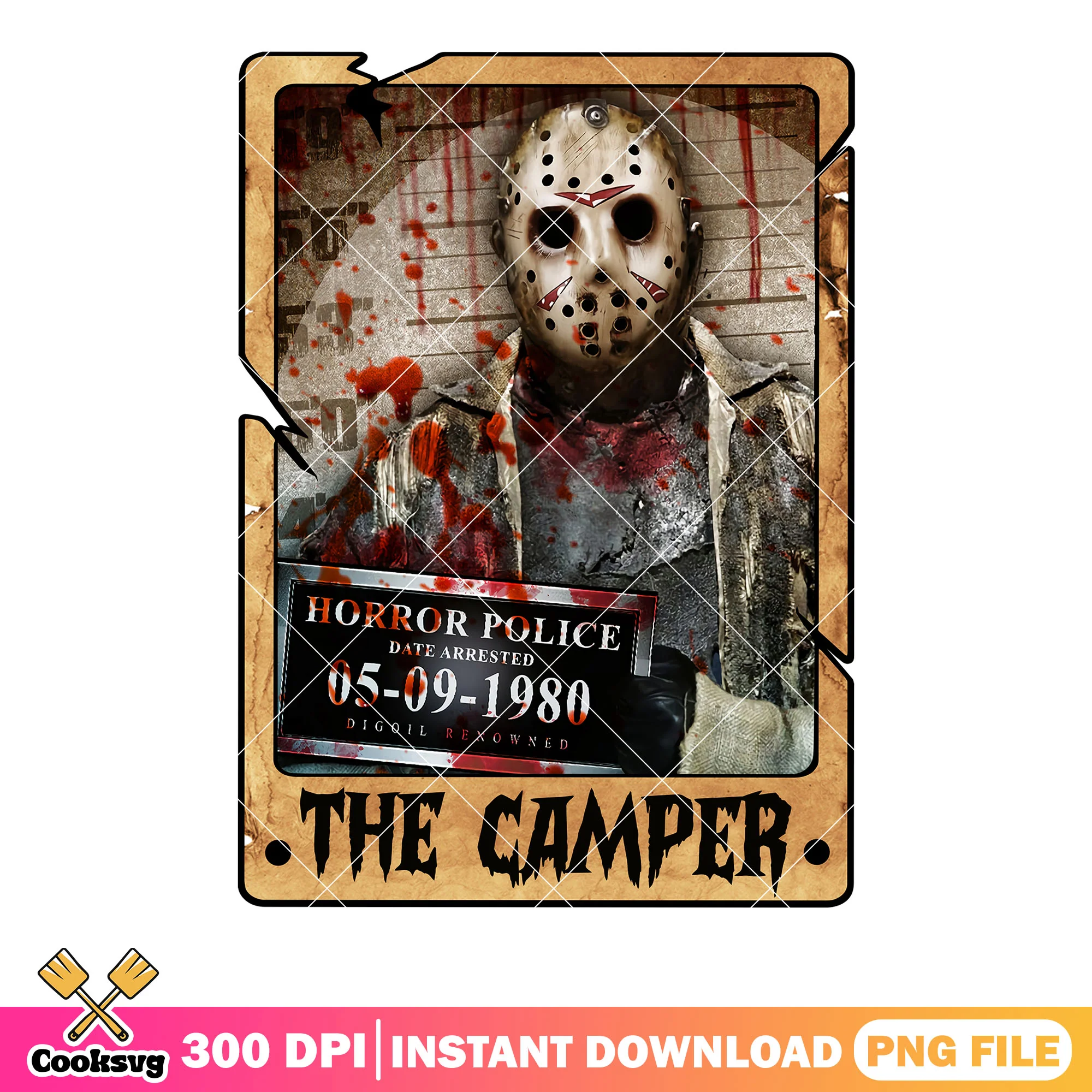 The camper horror police png, jason vorheez png, friday the 13th png