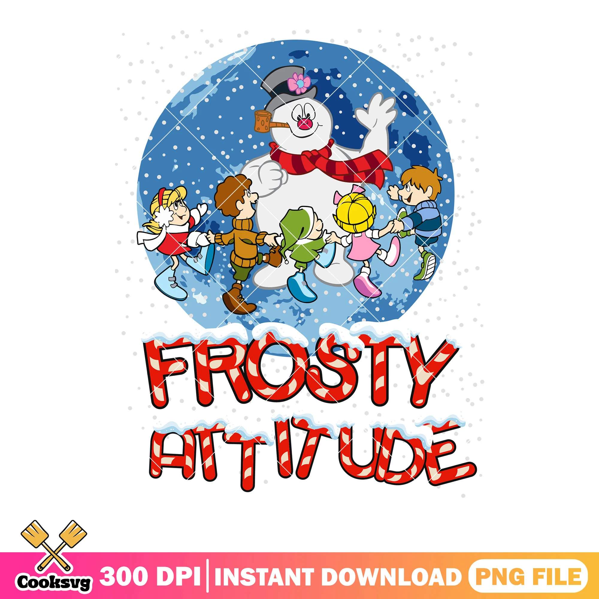 The christmas attitude png, happy christmas png, frosty the snowman png