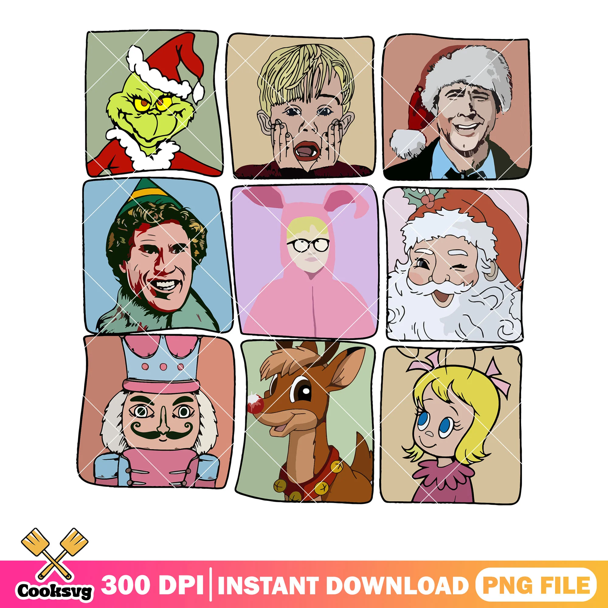 The christmas Comic character png, santa claus png, clark grisswold png