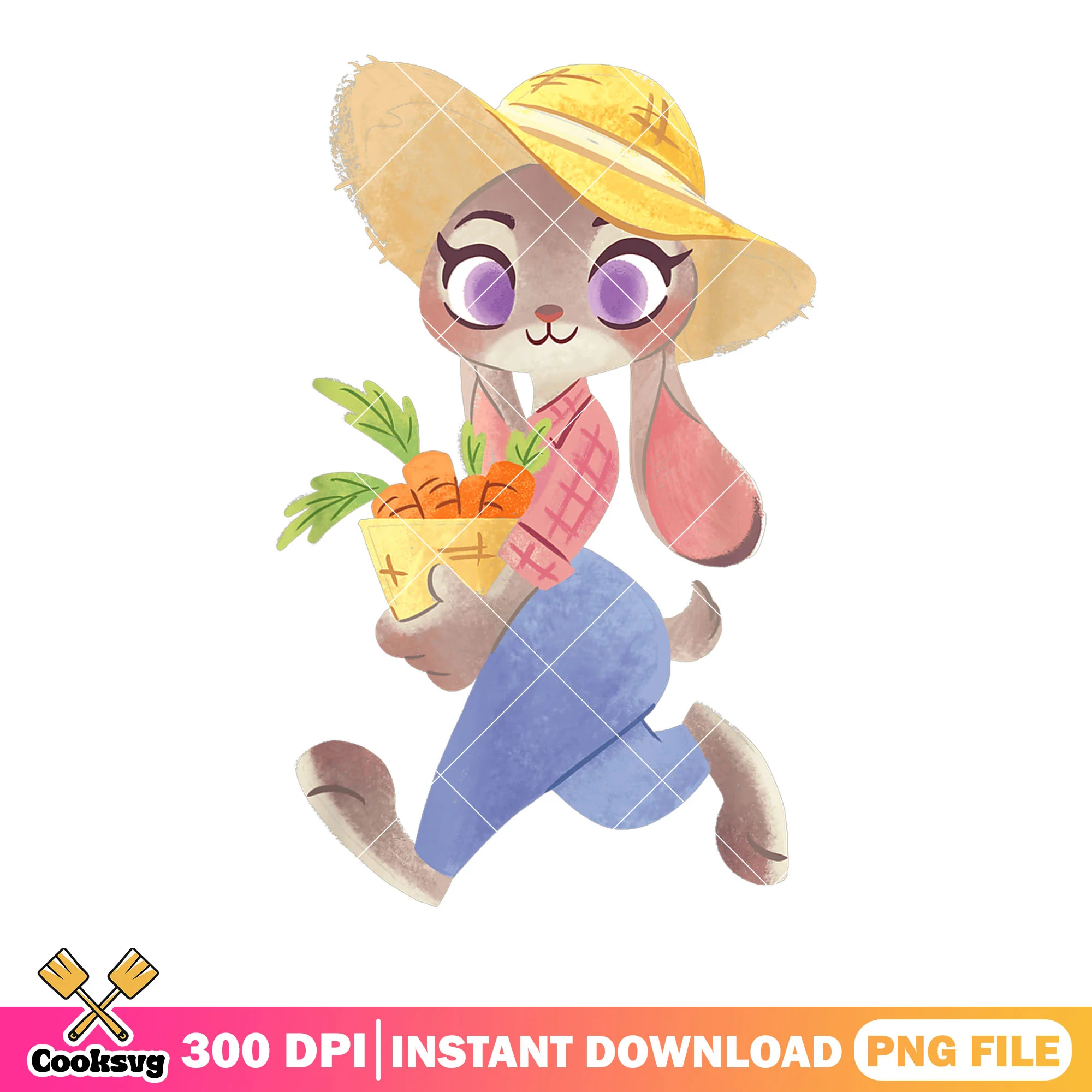 The farmer judy bunny png, judy hopps png, zootopia 2 png