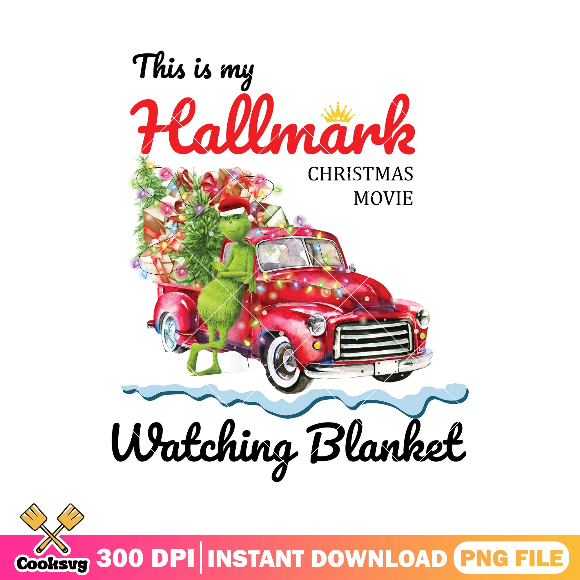 The grinch red truck santa png, christmas gifts png, the grinch png