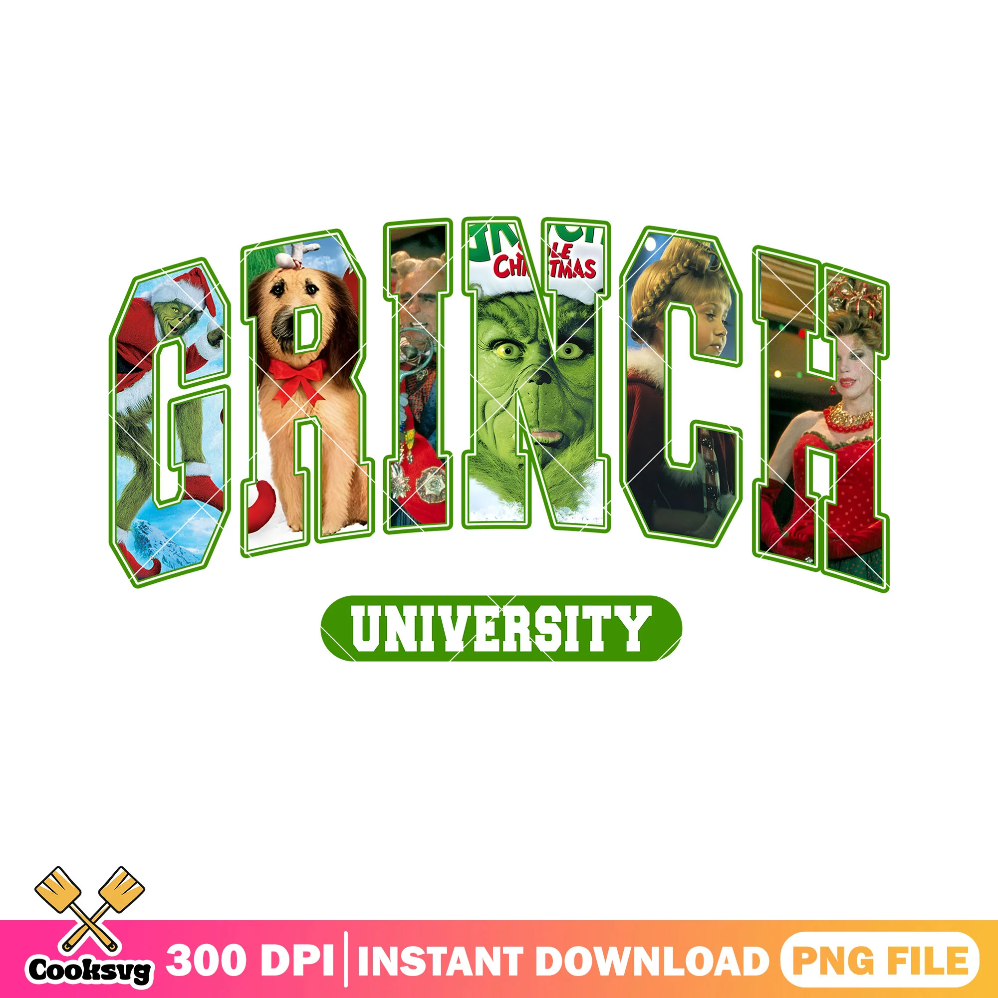 The grinch university png, the grinch png, max the dog png