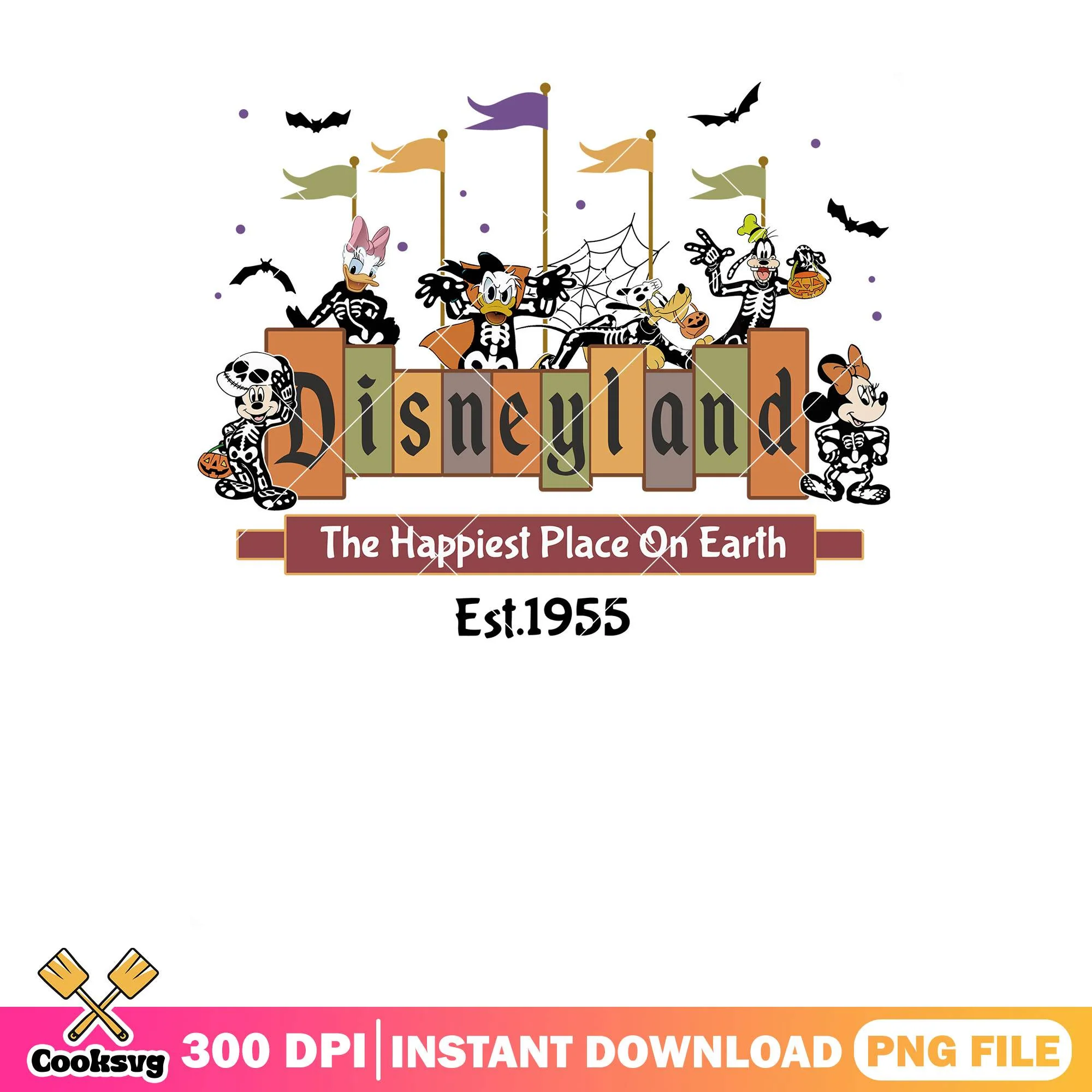 The happiest place on earth png, disney world png, halloween spirit png