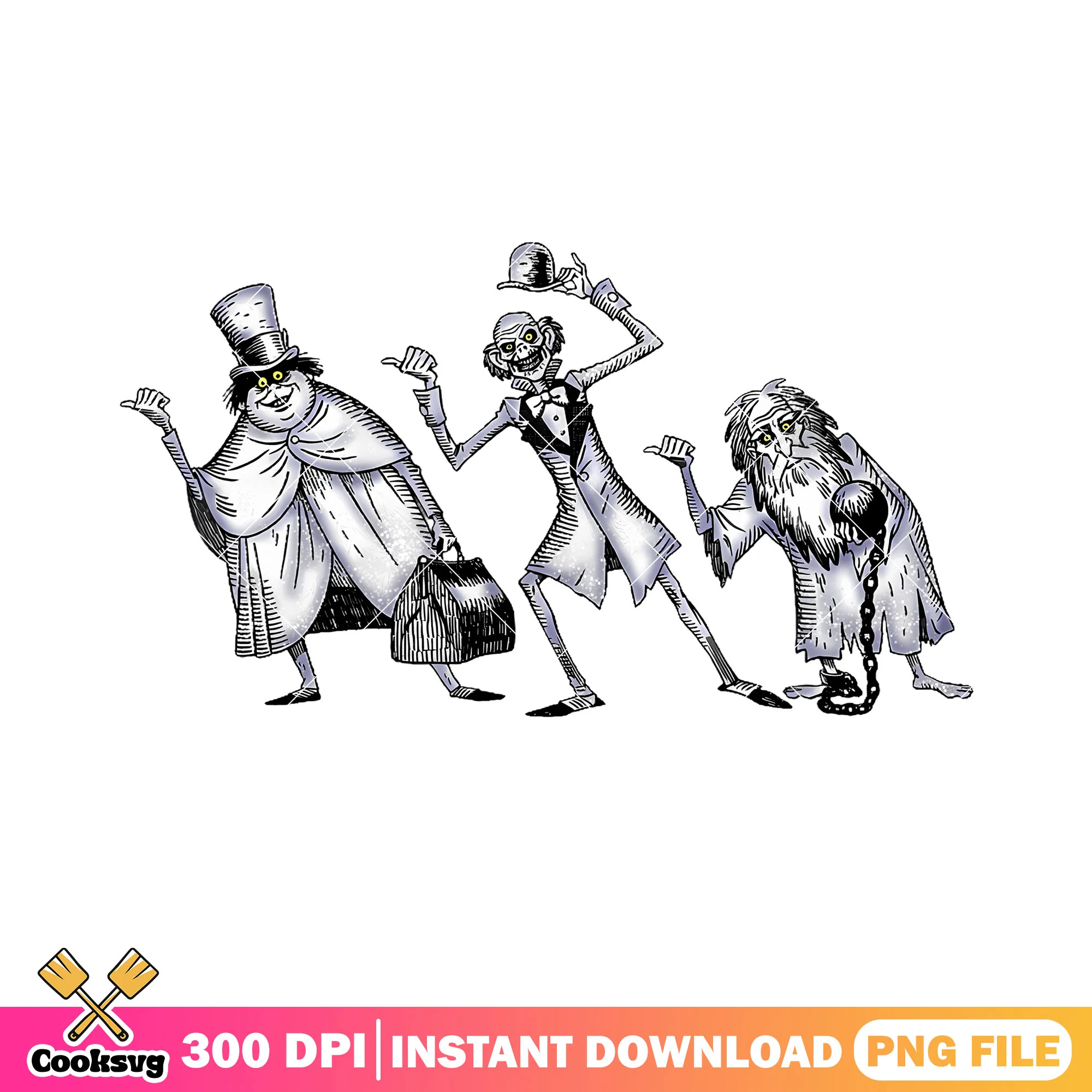 The Haunted Mansion Ghost Asking For A Lift png, Walt Disney World png