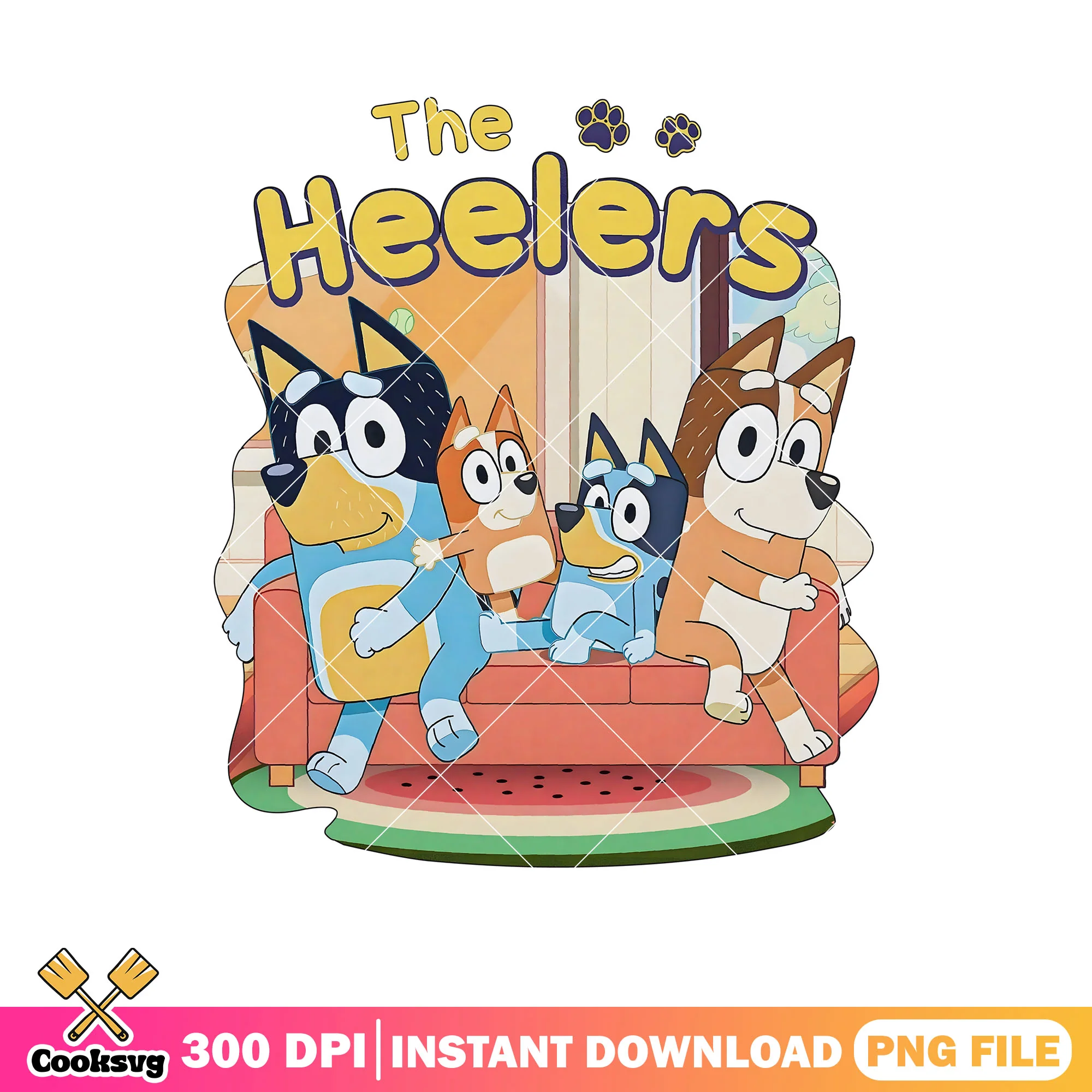 The heeler bluey family png, bluey episodes png, bluey costume png