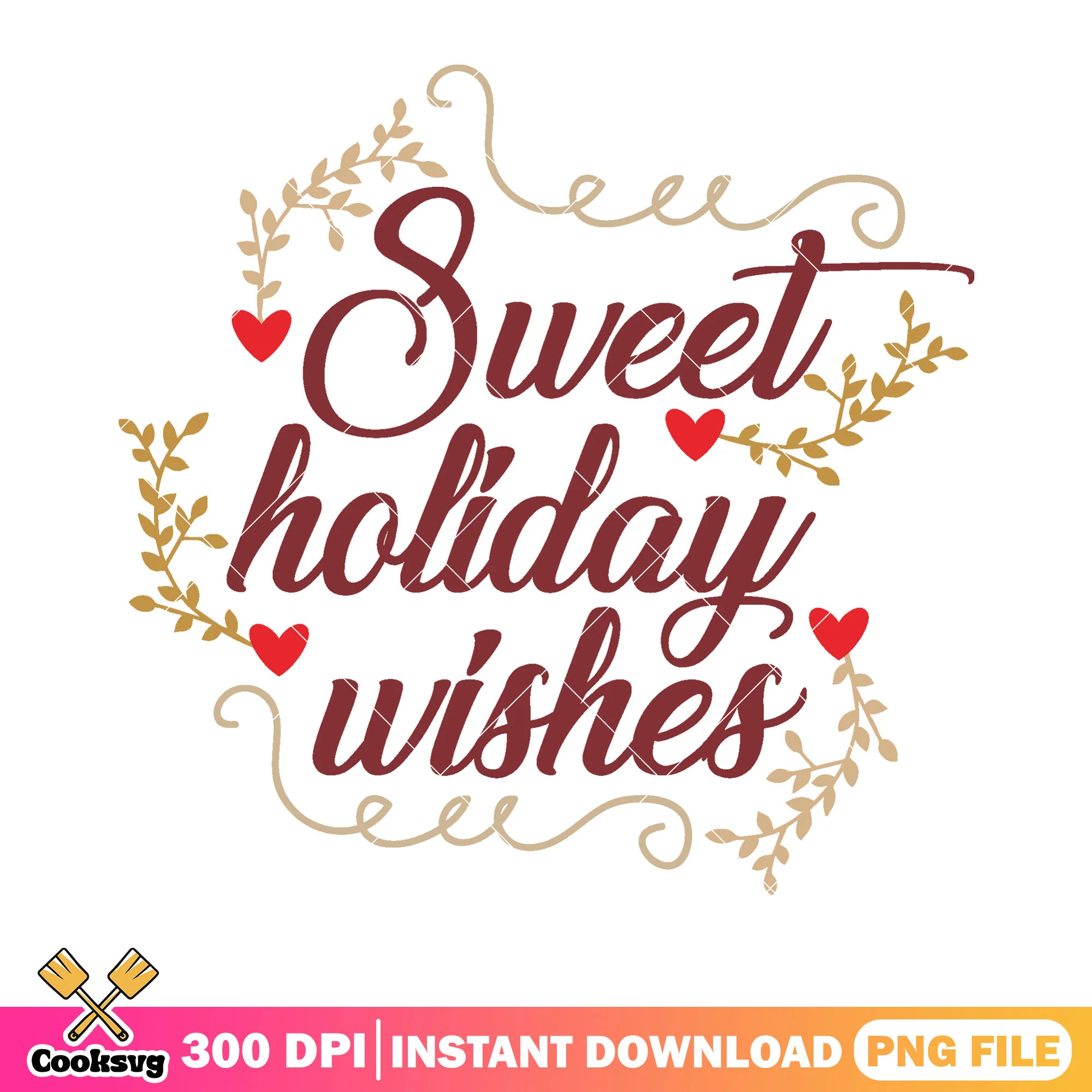 The holiday christmas png, xmas decorations png, christmas poster png