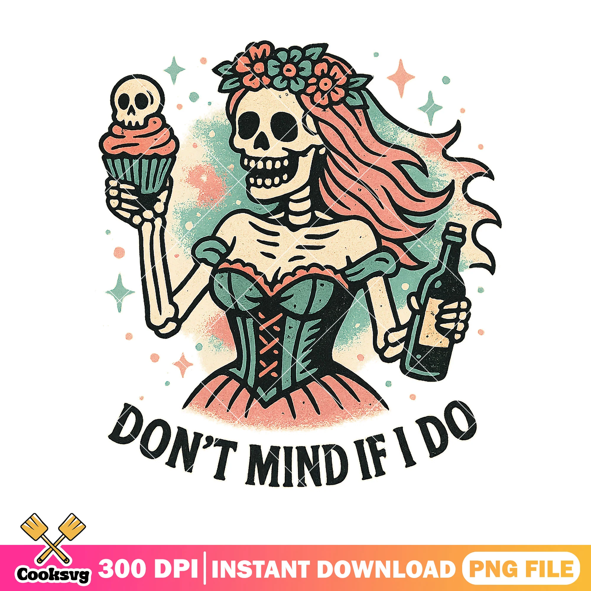 The jolly skeleton lady png, horror skeleton png, happy halloween png