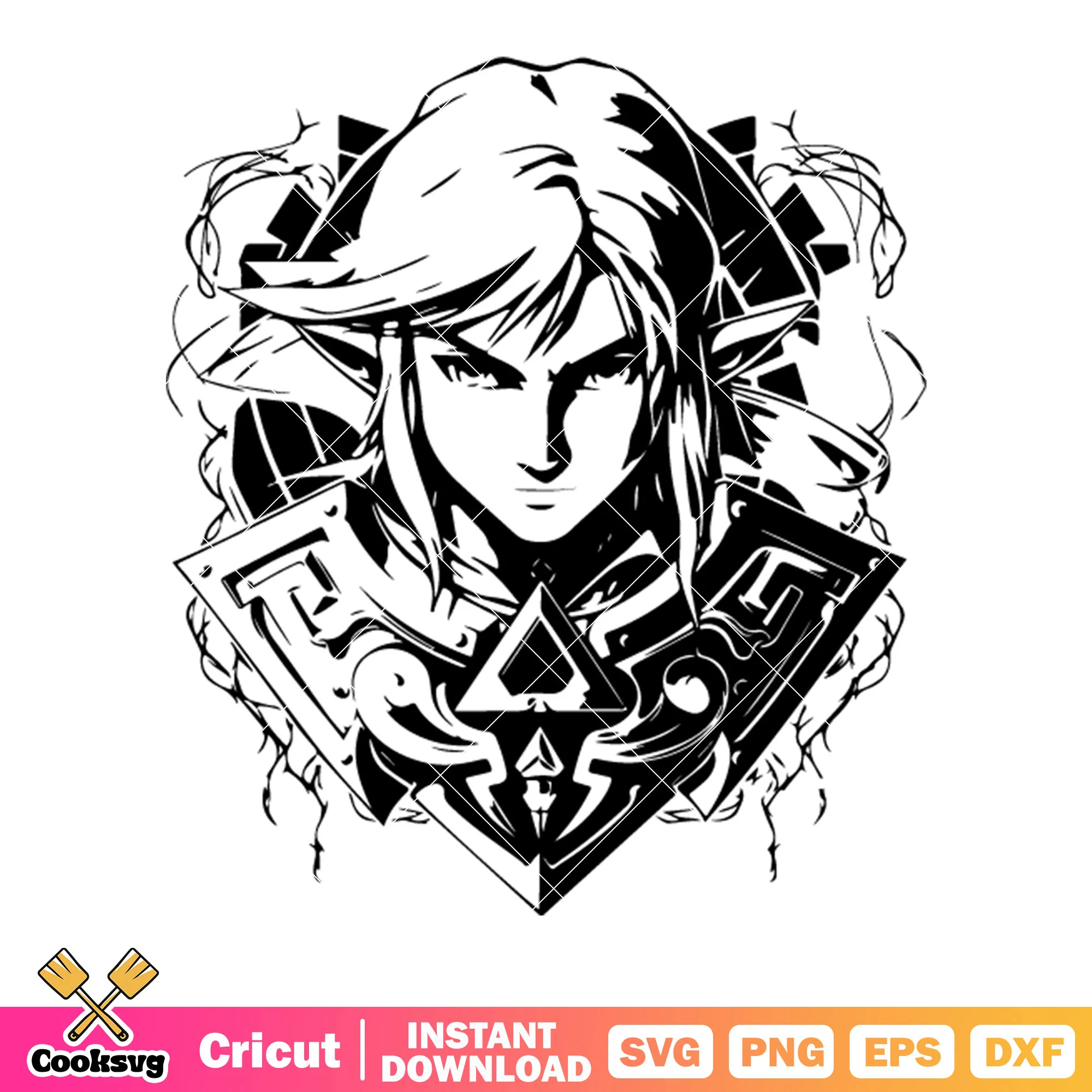 The Legend of Zelda svg, Link character svg, the elf svg