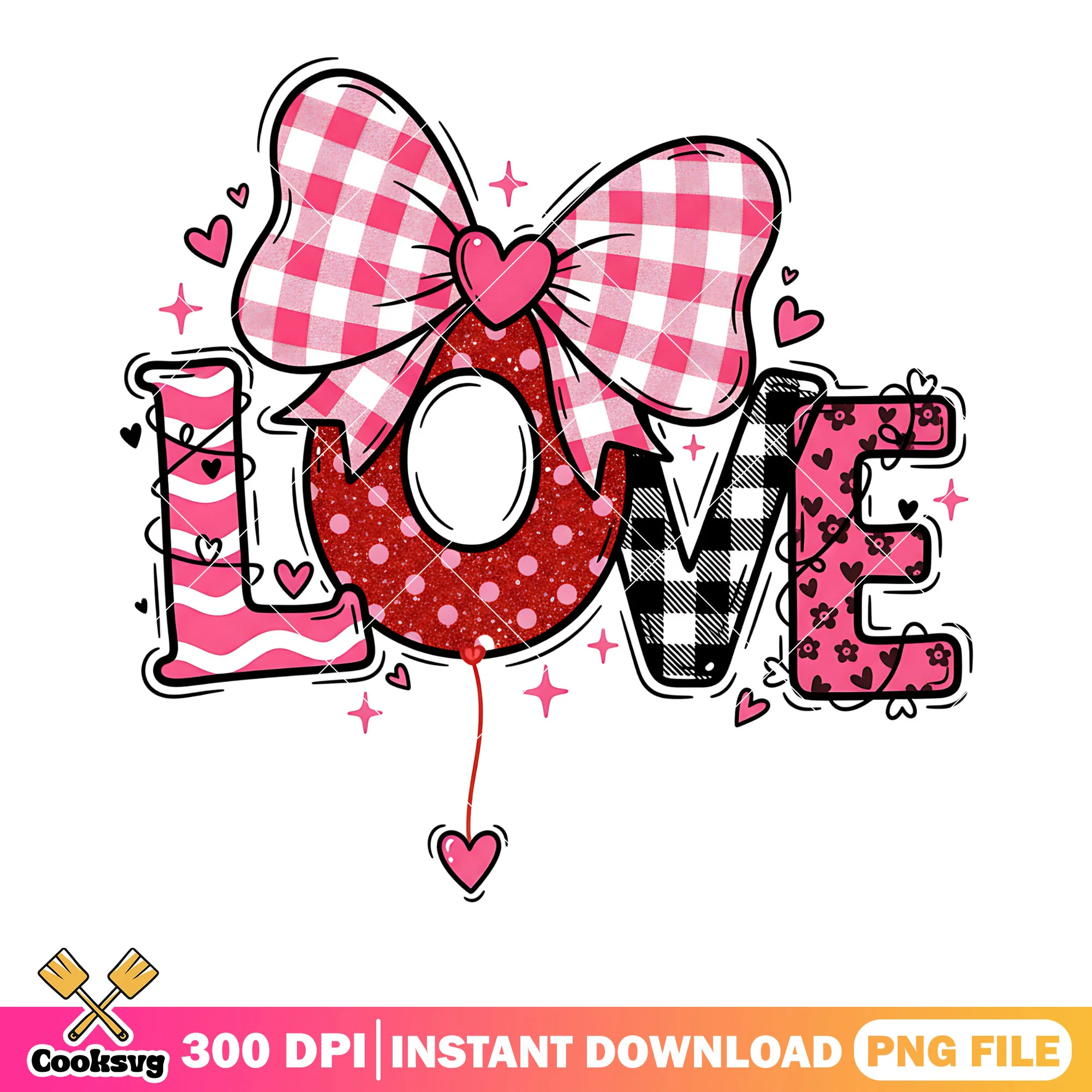 The love valentine poster png, valentines style png, valentine day png
