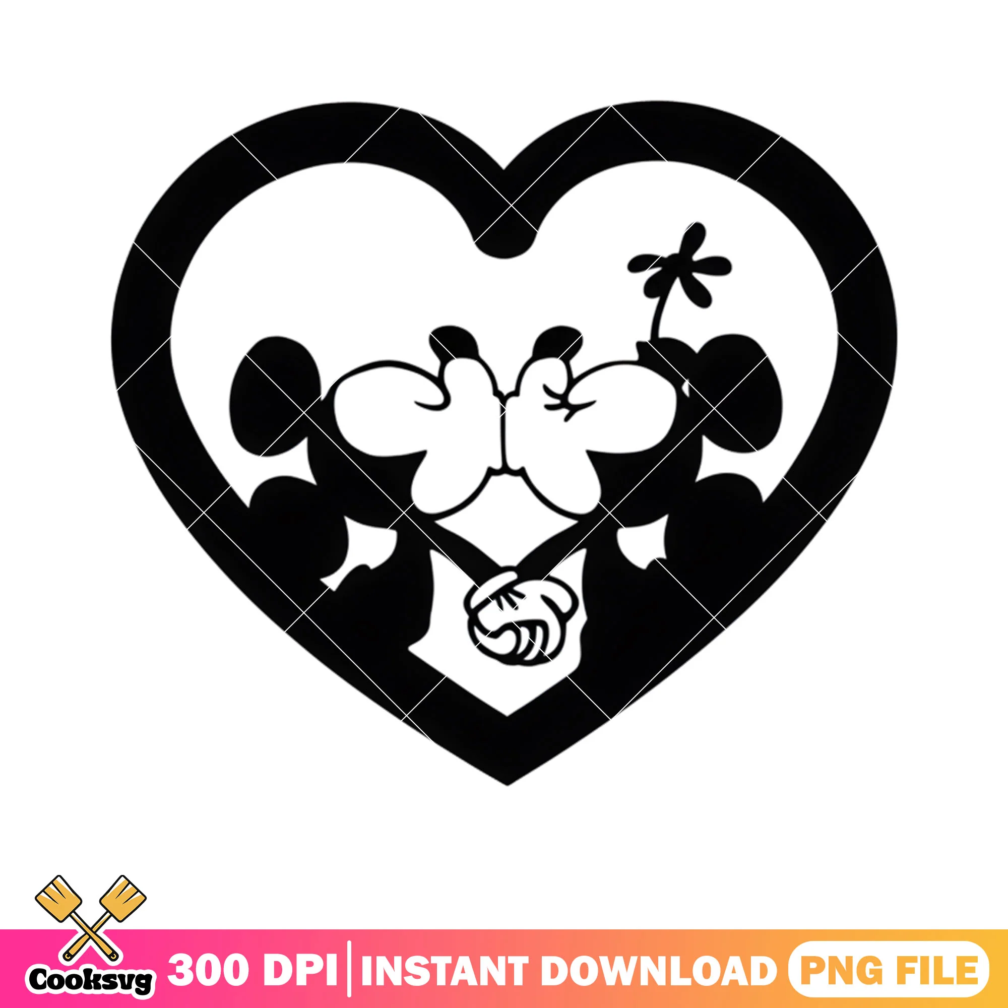 The mickey minnie heart png, minnie mouse png, mickey mouse png