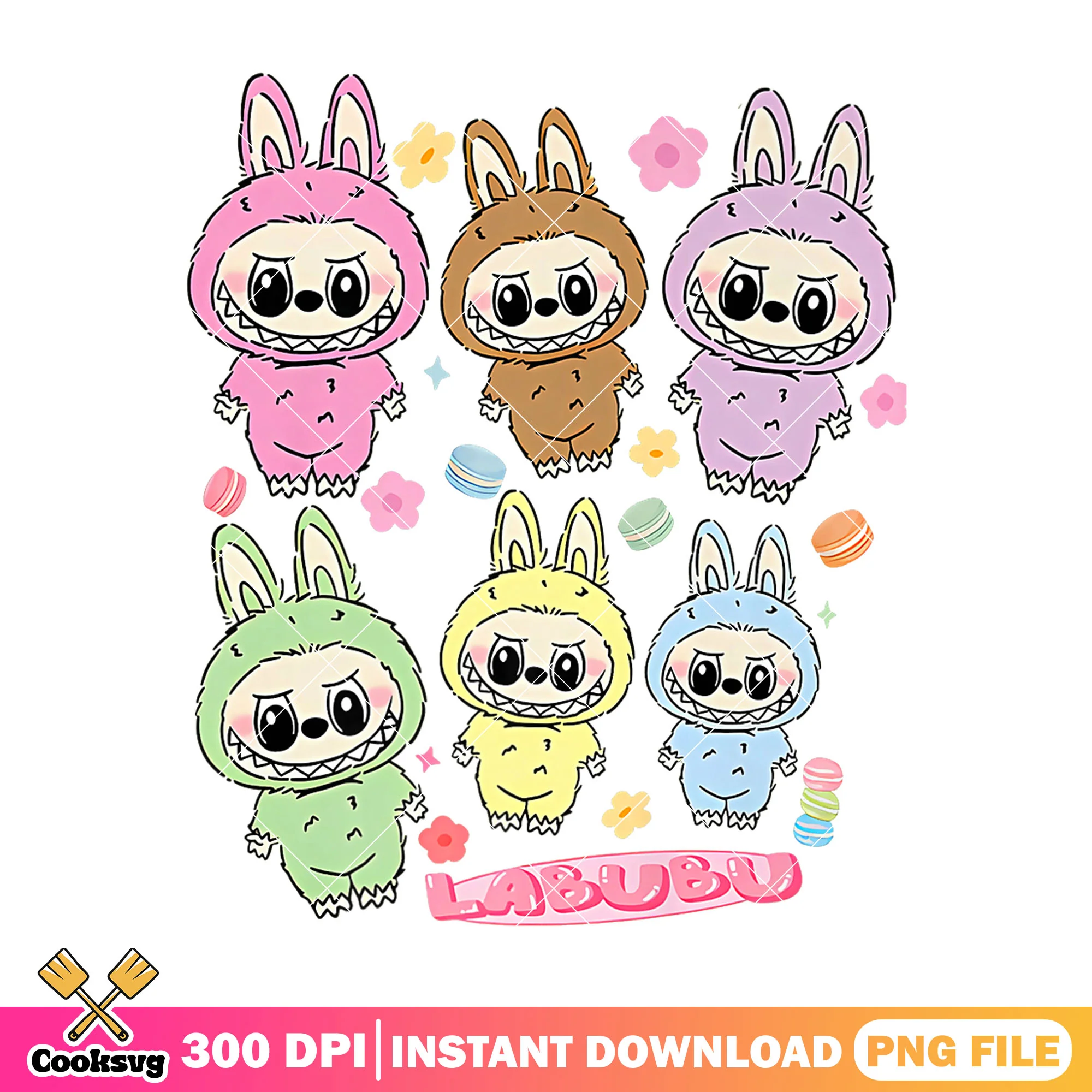 The monster labubu characters png, labubu character png, monster labubu png