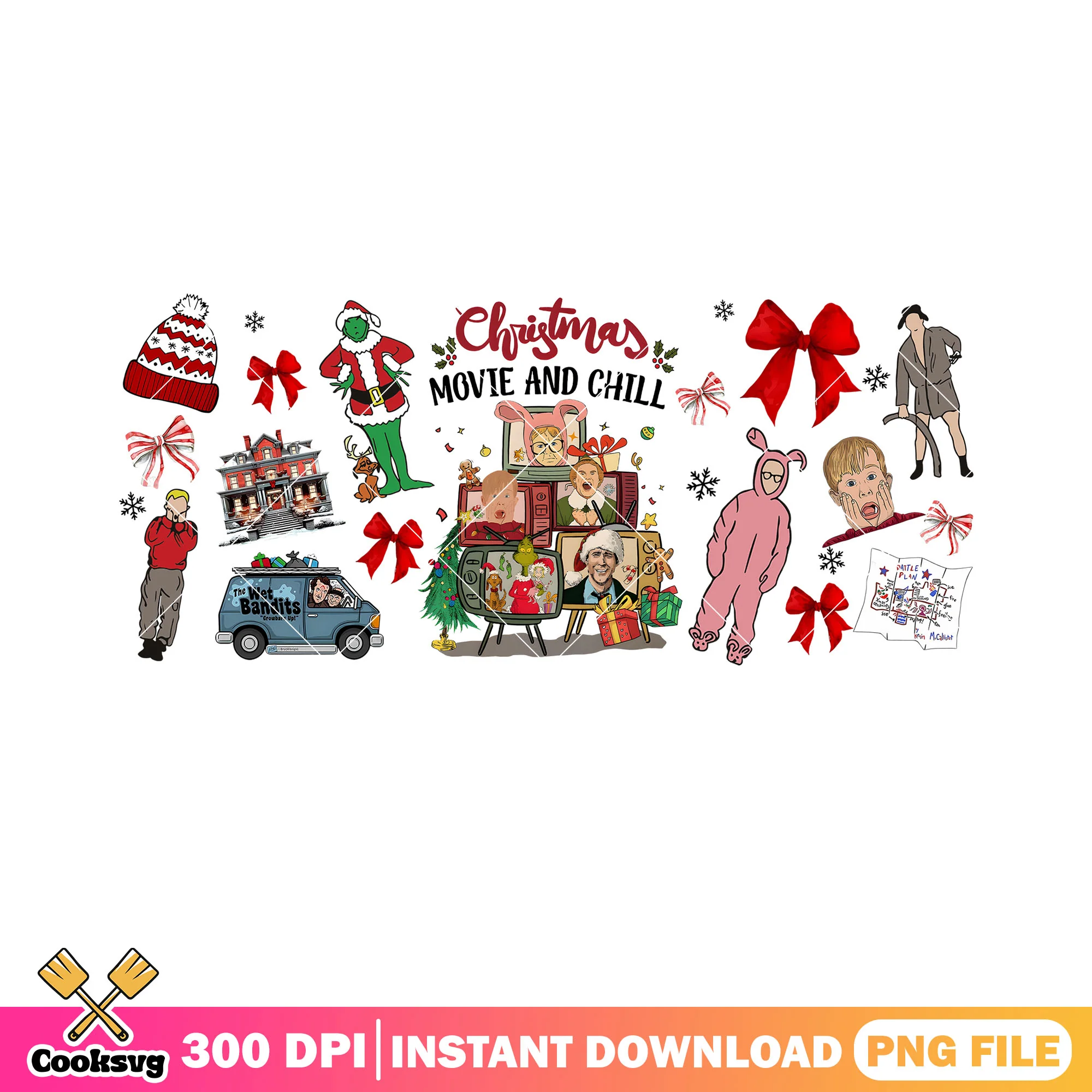 The movie christmas chill png, christmas movies png, clark griswold png
