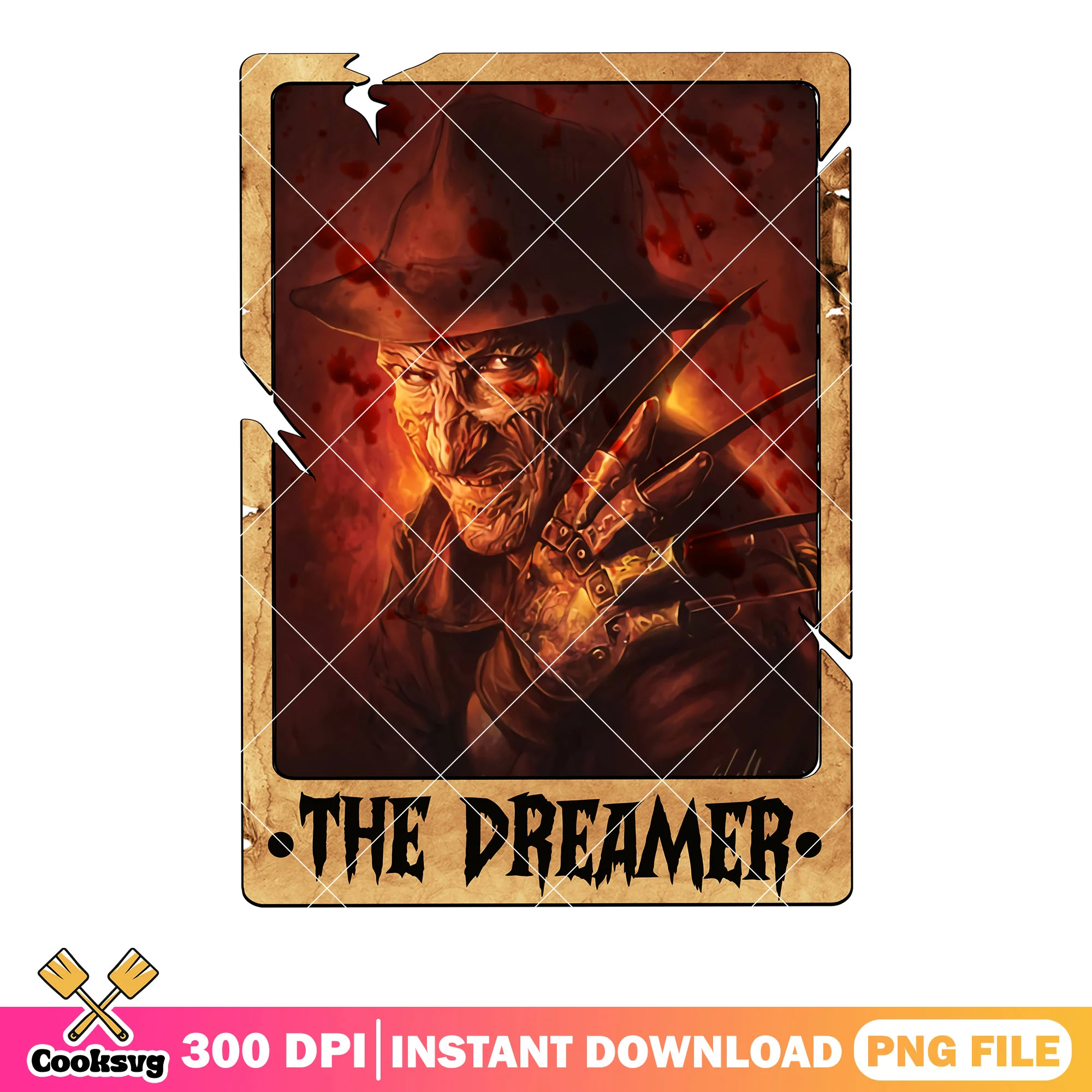 The nightmare monster png, freddy krueger png, scary halloween png