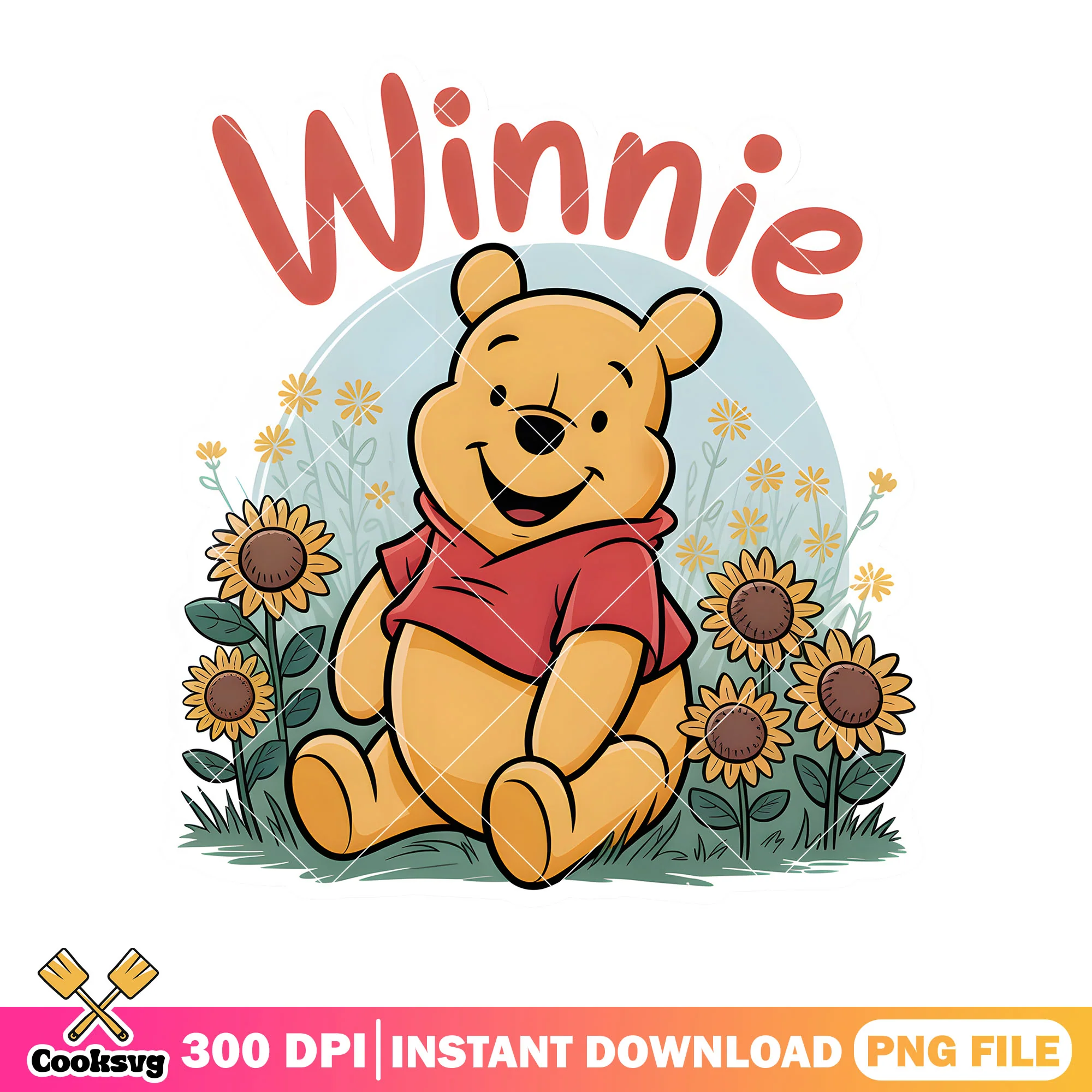 The pooh sunflower winnie png, winnie the pooh png, pooh bear png