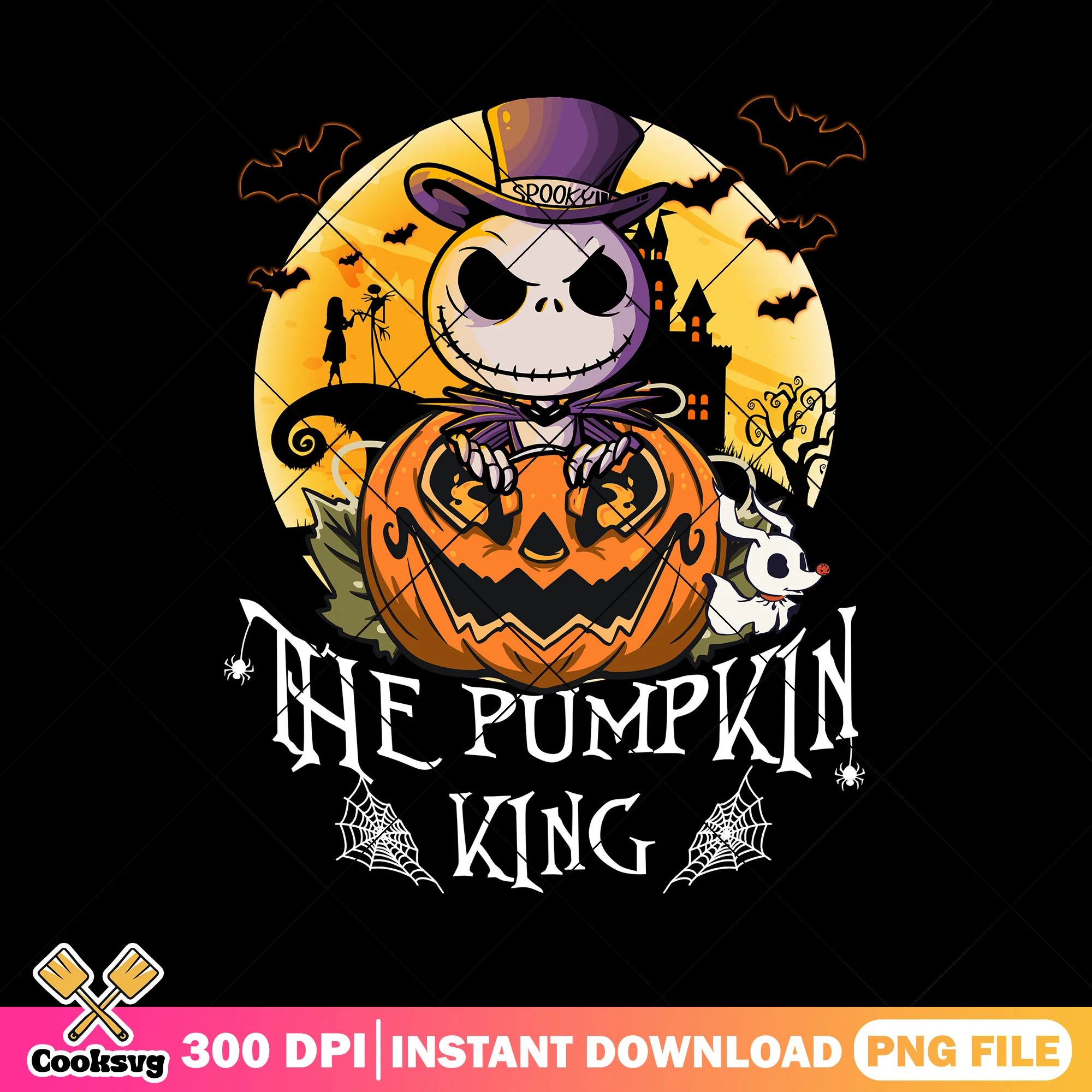 The pumpkin king art png, halloween costumes png, scary halloween png