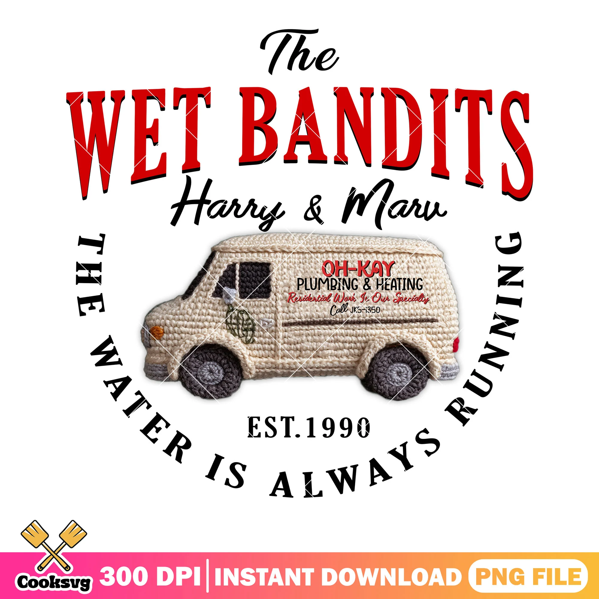 The wet bandits est 1990 png, merry christmas png, christmas cards png