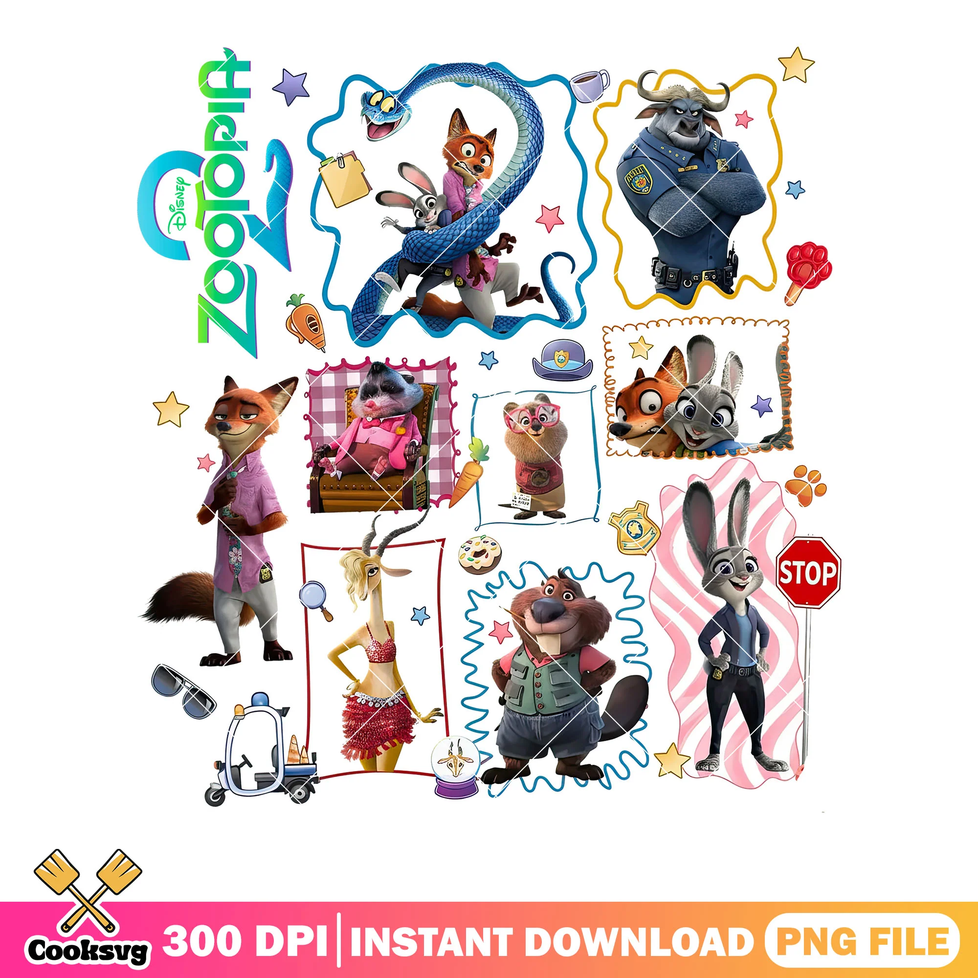 The zootopia poster gazelle png, nick zootopia png, disney movies png
