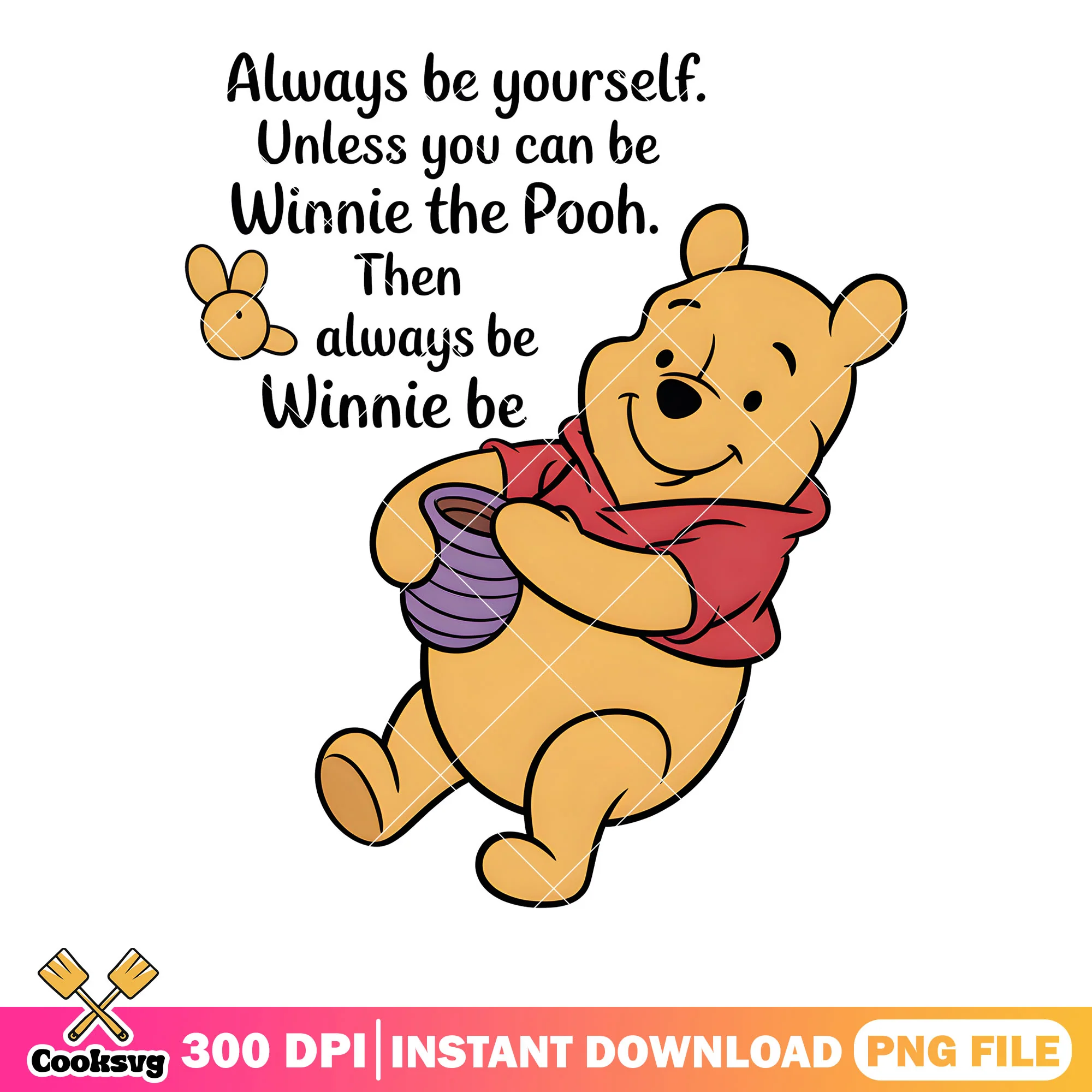 Then always be winnie be pooh png, vintage pooh png, pooh poster png