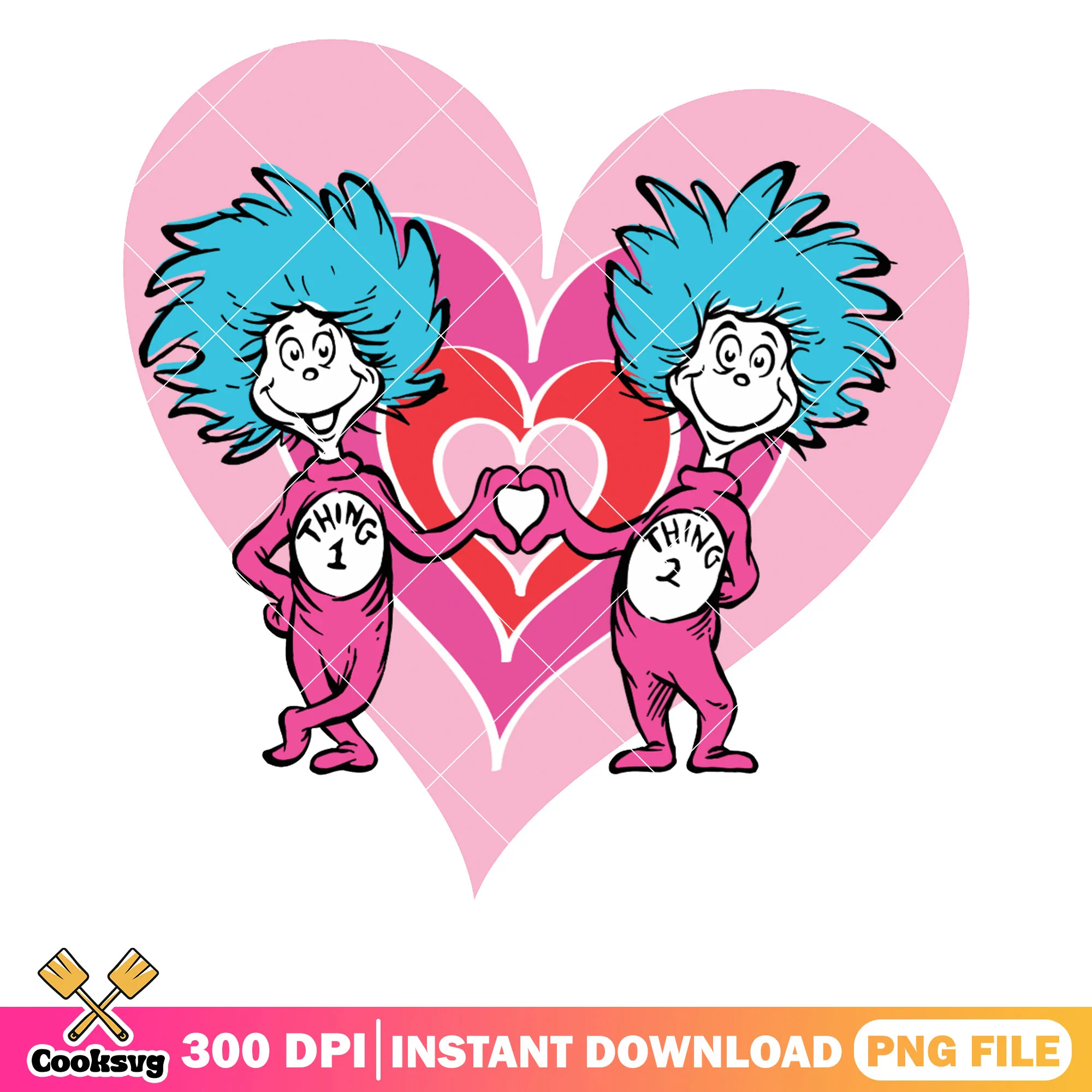 Thing I love you dr seuss png file, love dr seuss png, dr seuss thing png